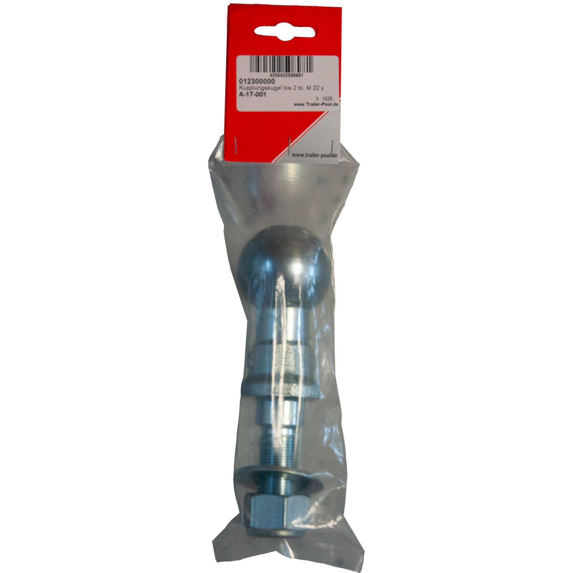 Kupplungskugel bis 2 to. M 22 x Kupplungskugel bis 2 to. M 22 x