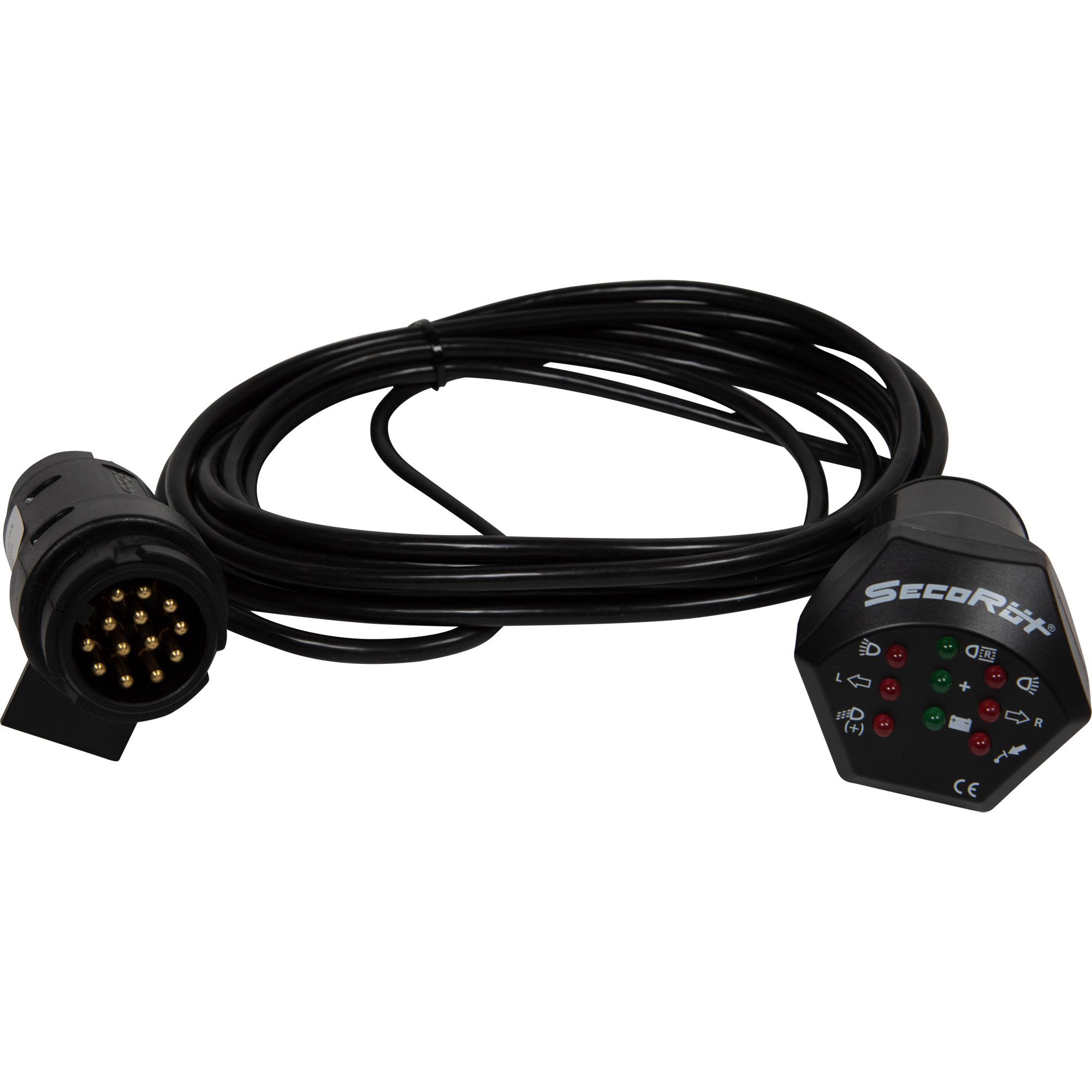 Prüfbox für Anhängersteckdose 7 & 13 pol.12 Volt Prüfbox für Anhängersteckdose 7 & 13 pol.12 Volt