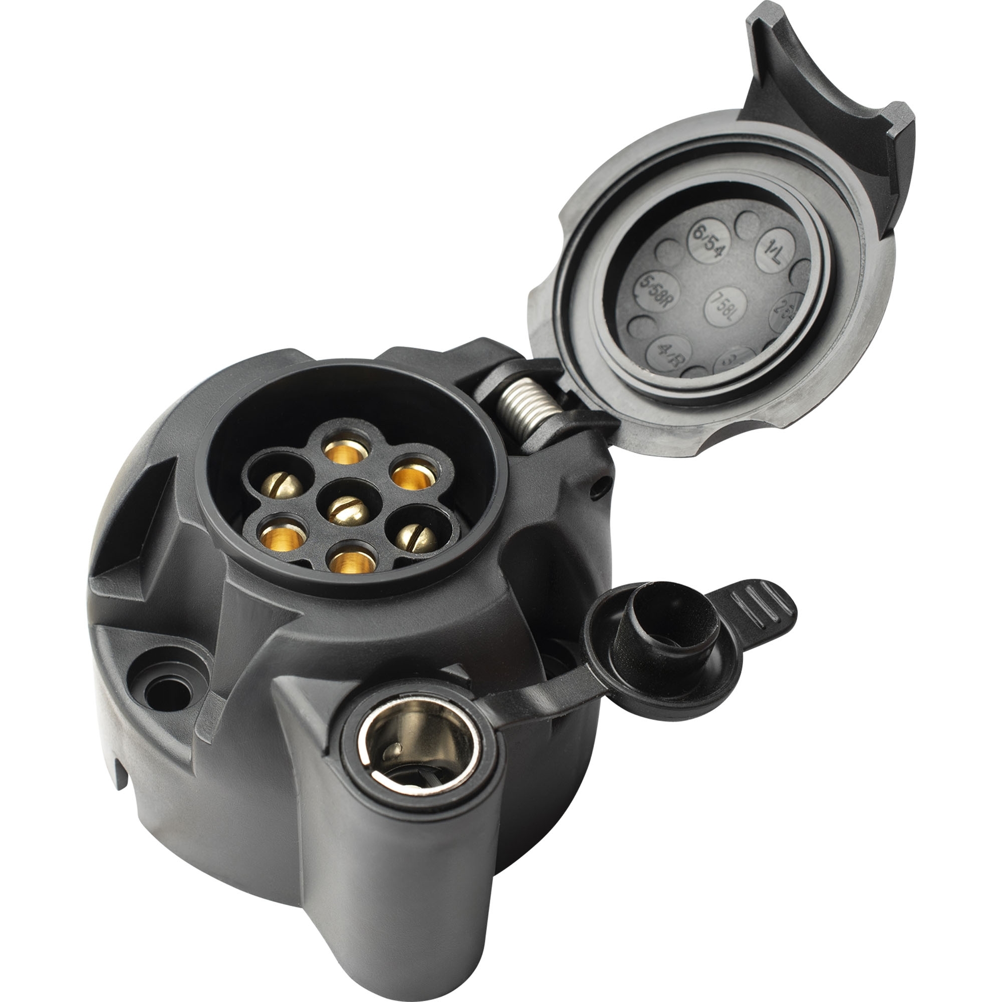 Steckdose 7-polig, 12V, Kunststoff