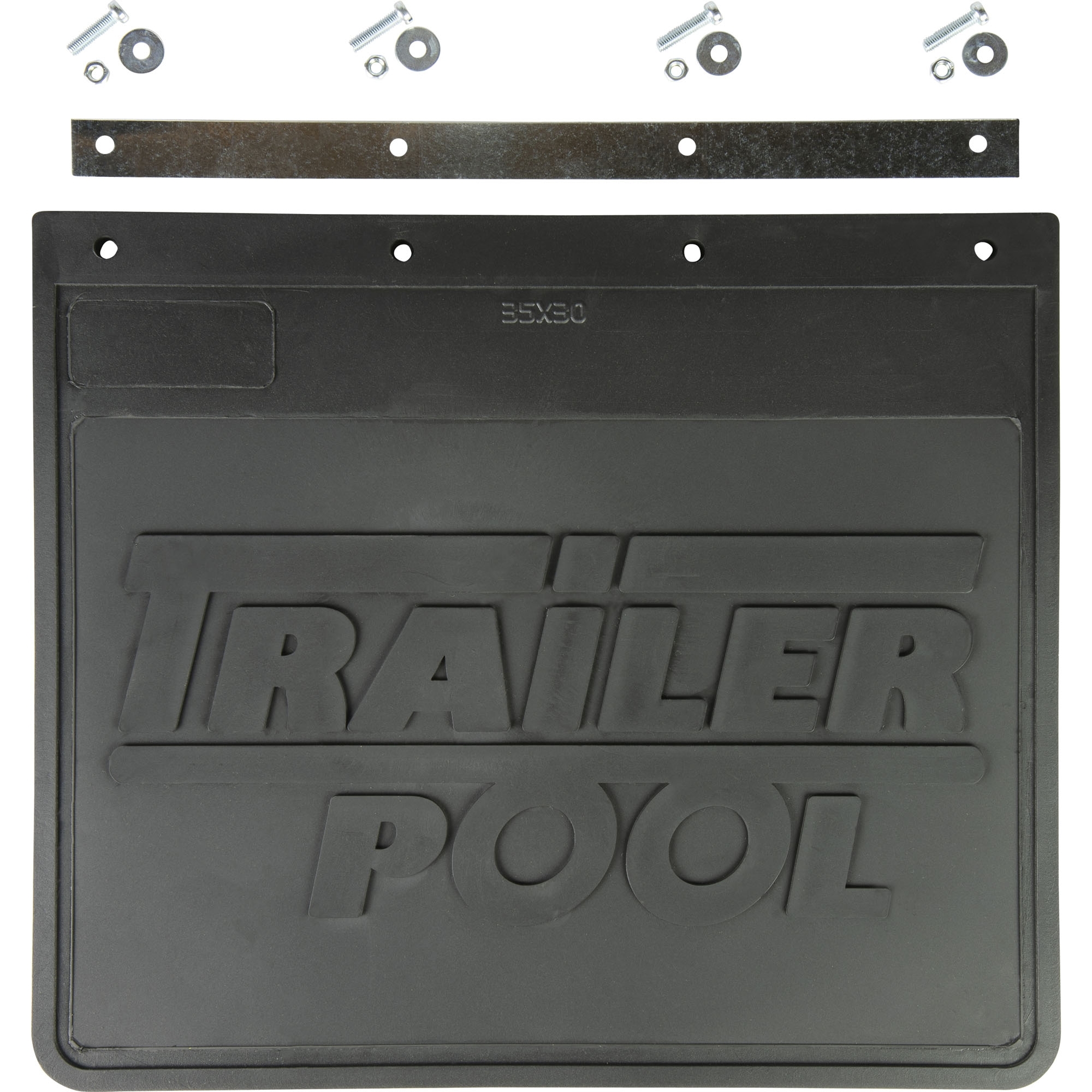 Schmutzfänger PKW-Anhänger, B 350 mm, H 300 mm Schmutzfänger PKW-Anhänger, B 350 mm, H 300 mm