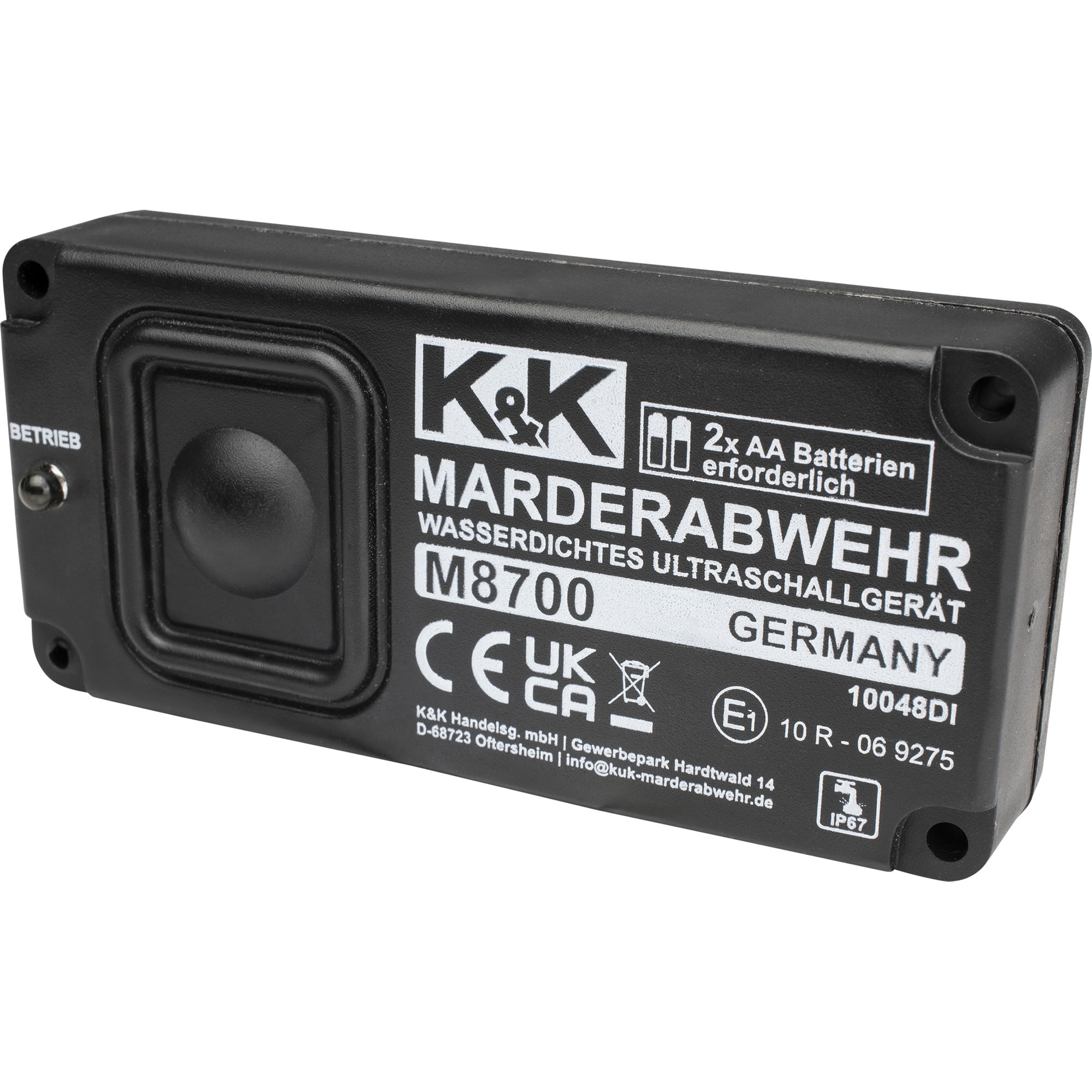 Marderabwehrgerät M8700, Batteriebetrieb