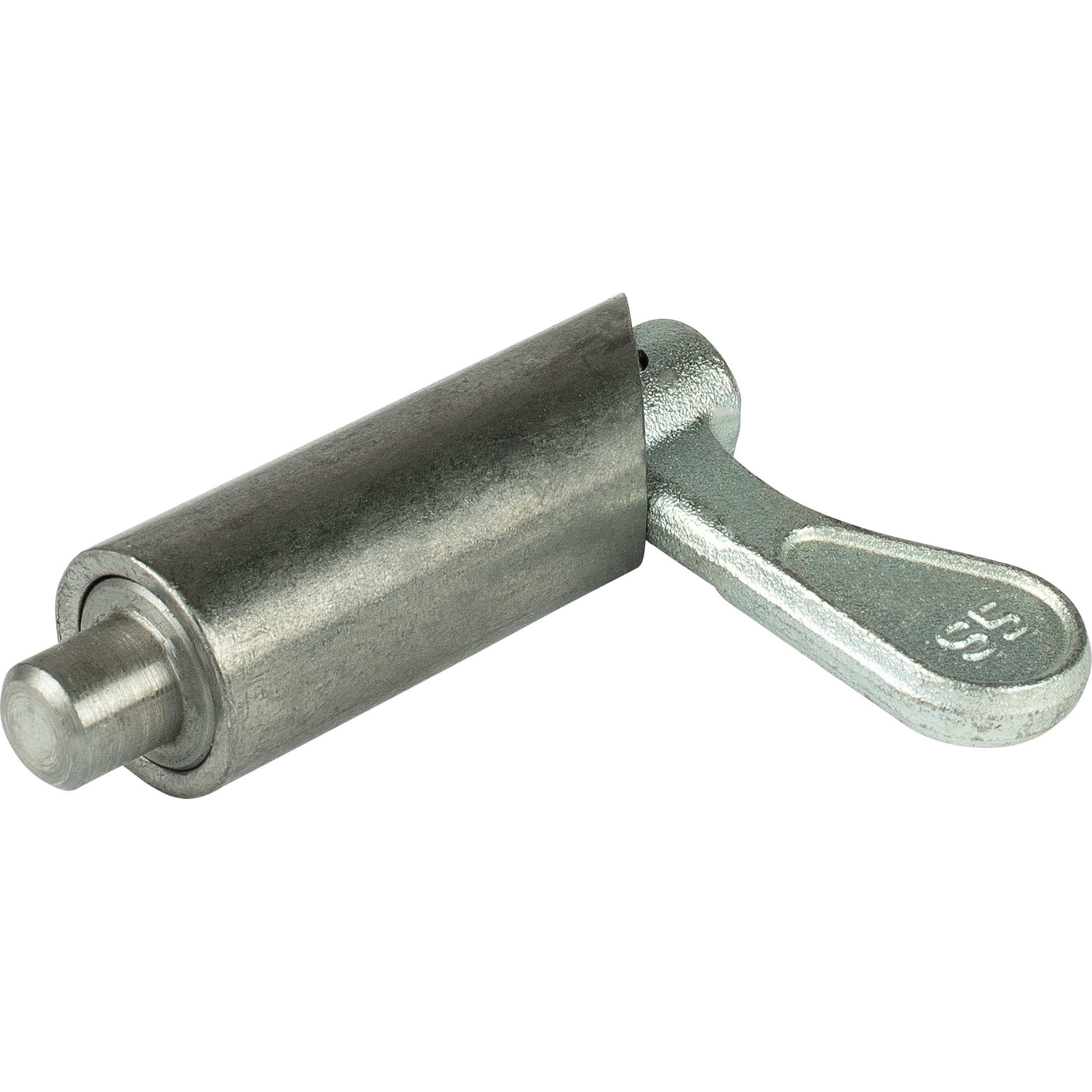 Federriegel, z. anschweißen, Bolzendurchm. 10 mm Federriegel, z. anschweißen, Bolzendurchm. 10 mm