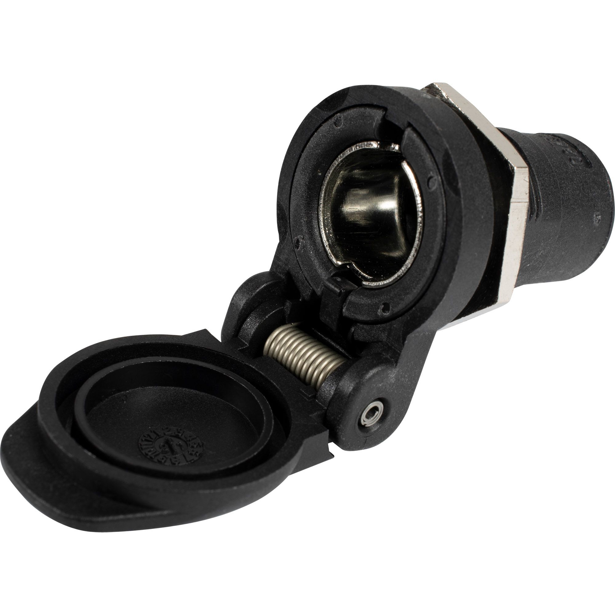 Handlampensteckdose ISO 4165, 6-24 Volt, max 16 A Handlampensteckdose ISO 4165, 6-24 Volt, max 16 A