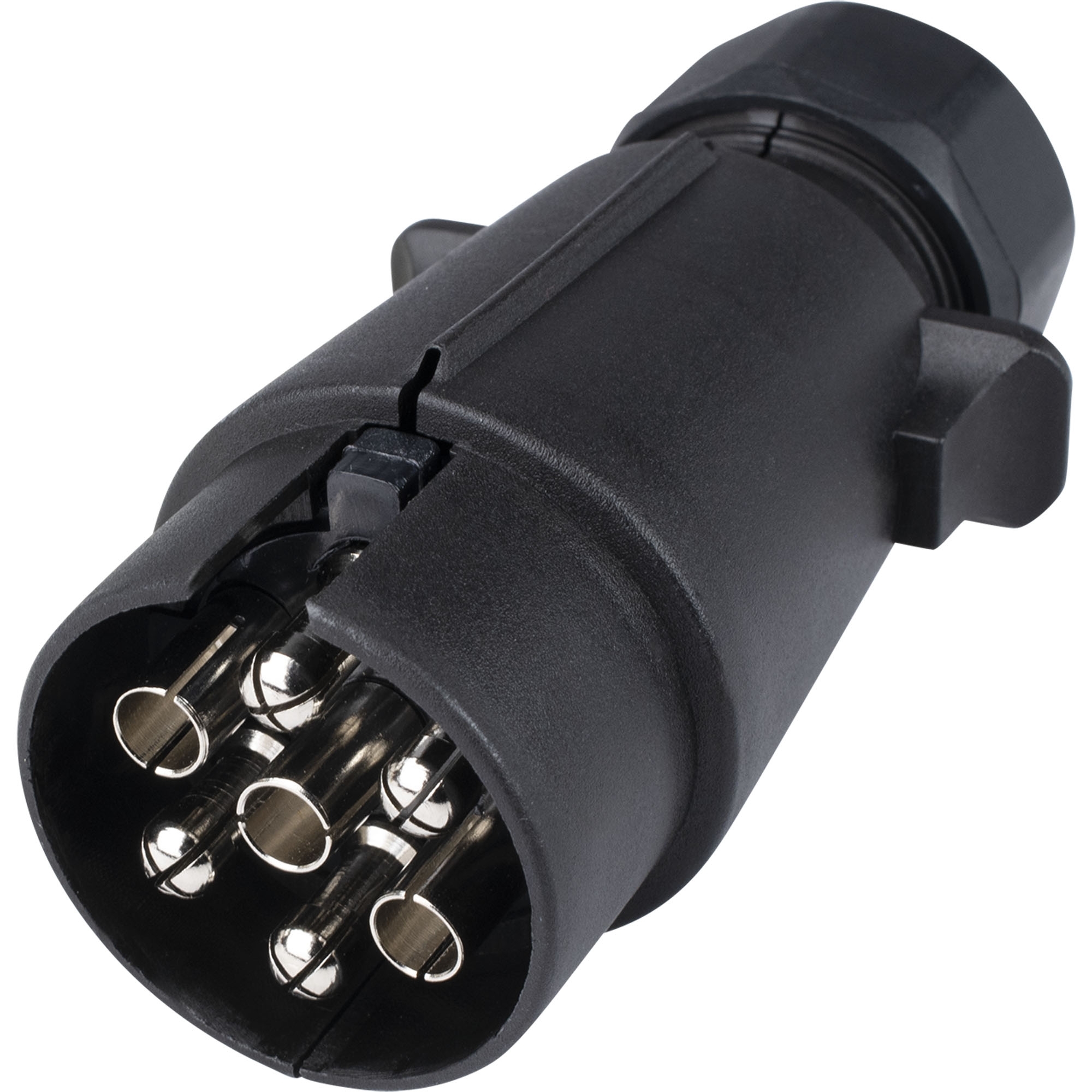 Stecker 7-polig, 12V, Kunststoff, Schraubanschluss