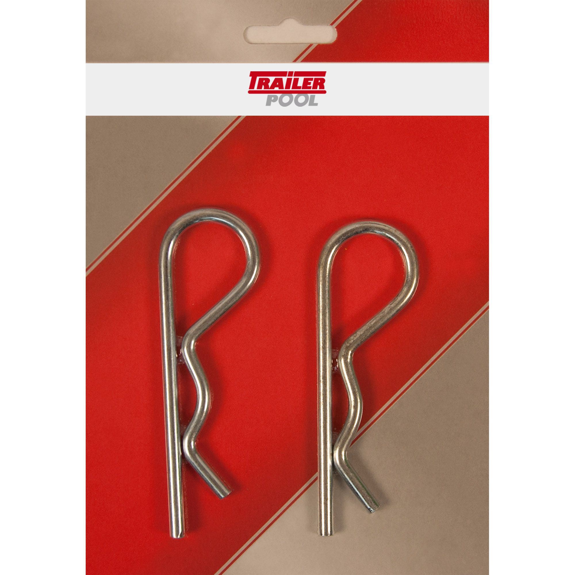 2 x Federstecker Ø 5,0 mm, Standard-Ausführung 2 x Federstecker Ø 5,0 mm, Standard-Ausführung