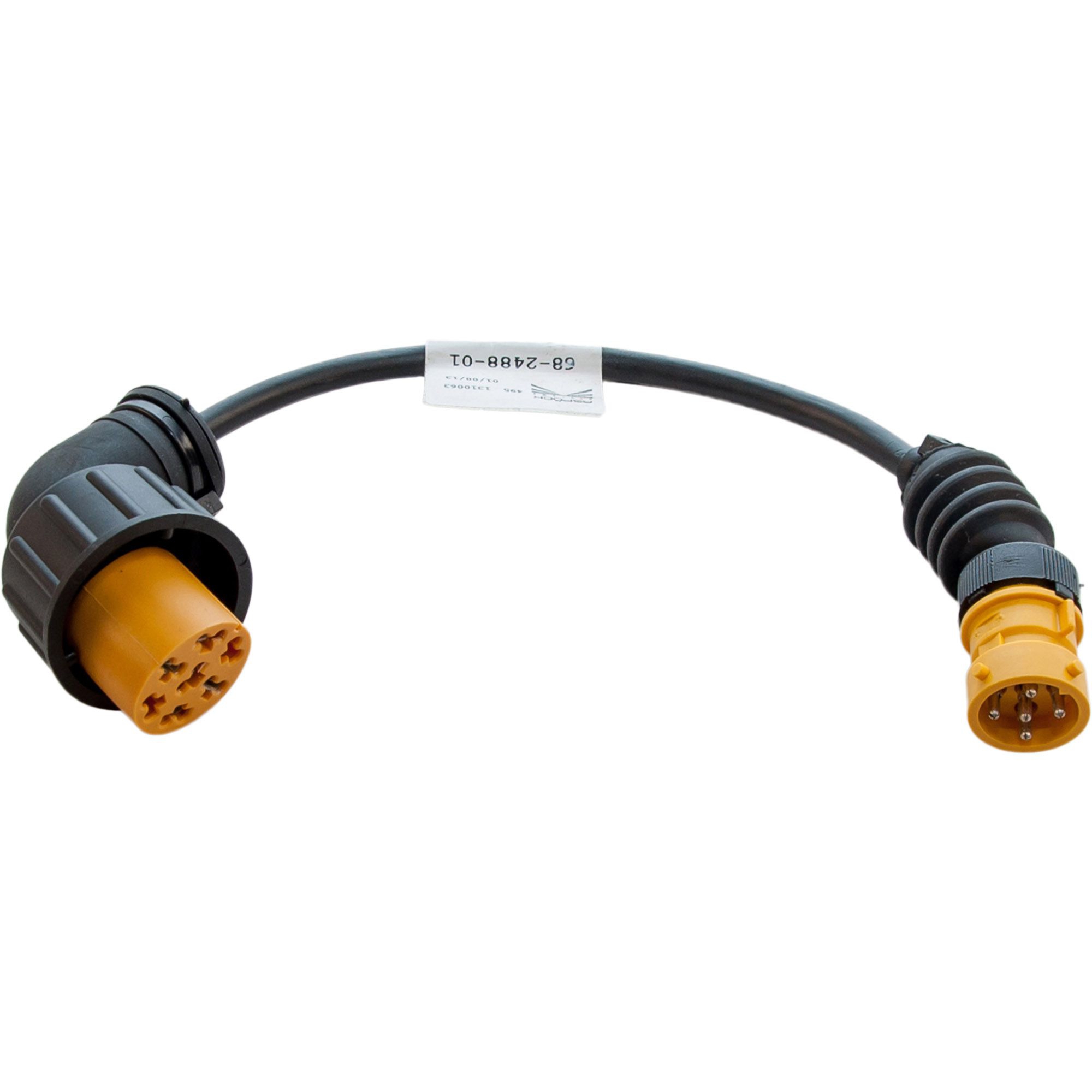 Aspöck Adapter,links, 5-polig, gelb Aspöck Adapter,links, 5-polig, gelb