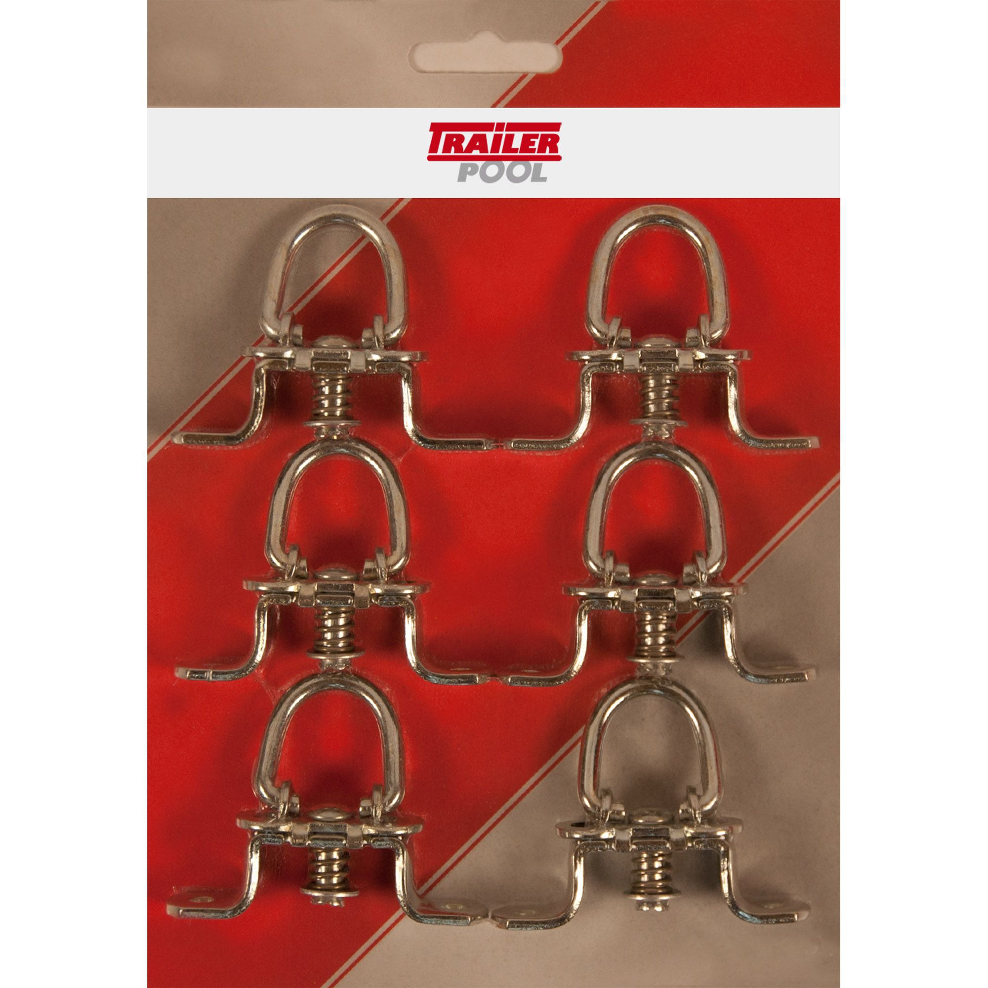 6 x Drehverschluss, H 17 mm, LA 51 mm, klappbar 6 x Drehverschluss, H 17 mm, LA 51 mm, klappbar