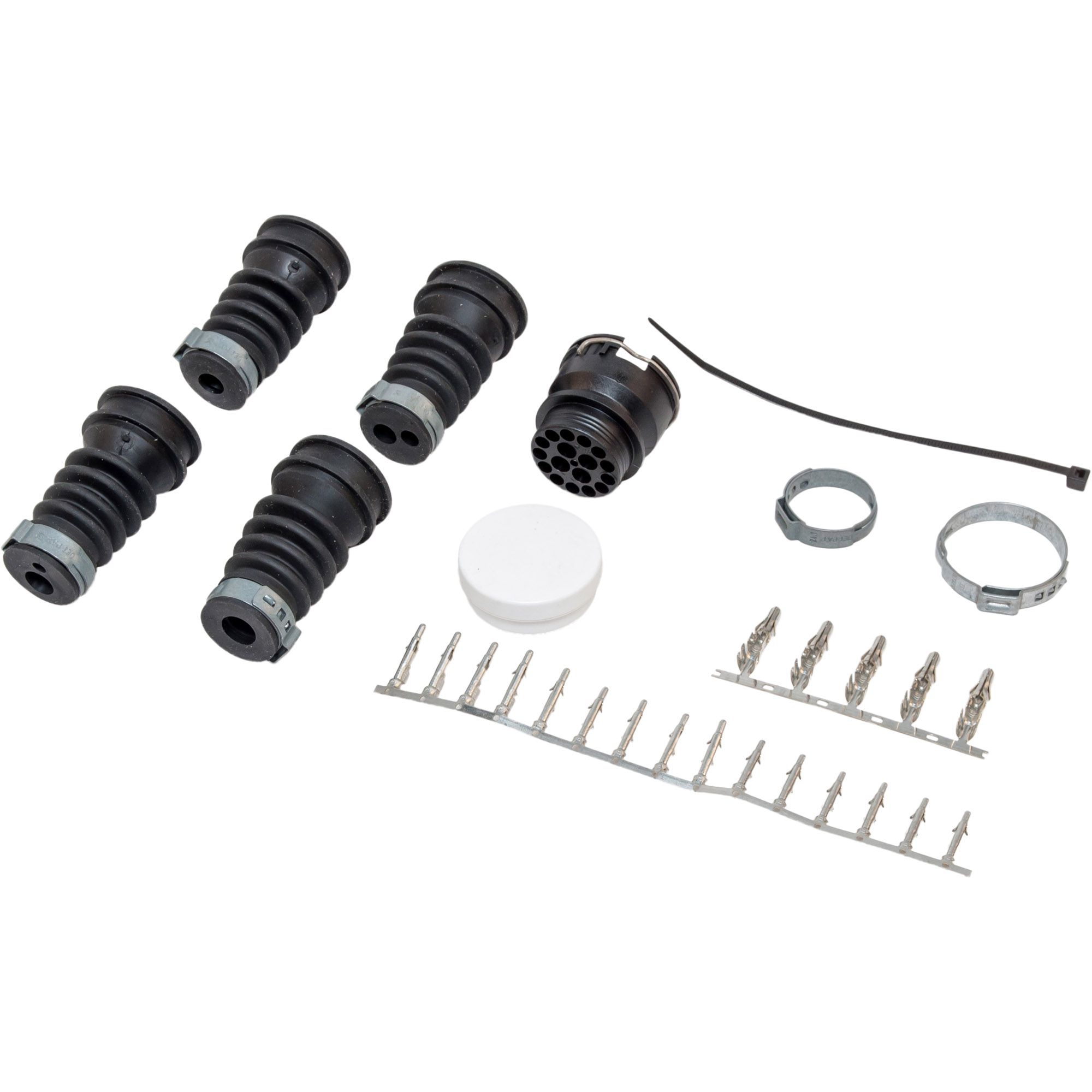 Bajonettverbinder ASS3, 17-polig, Stift, schwarz Bajonettverbinder ASS3, 17-polig, Stift, schwarz