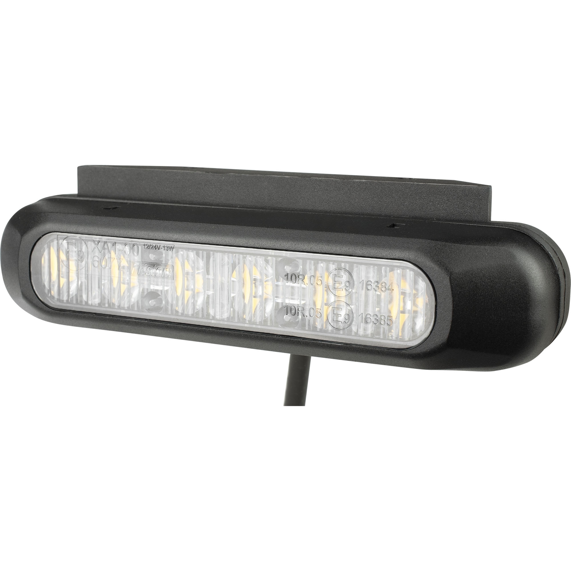Warnblitzleuchte LED, gelb, 6 LEDs, 12 bis 36 V, 8 W