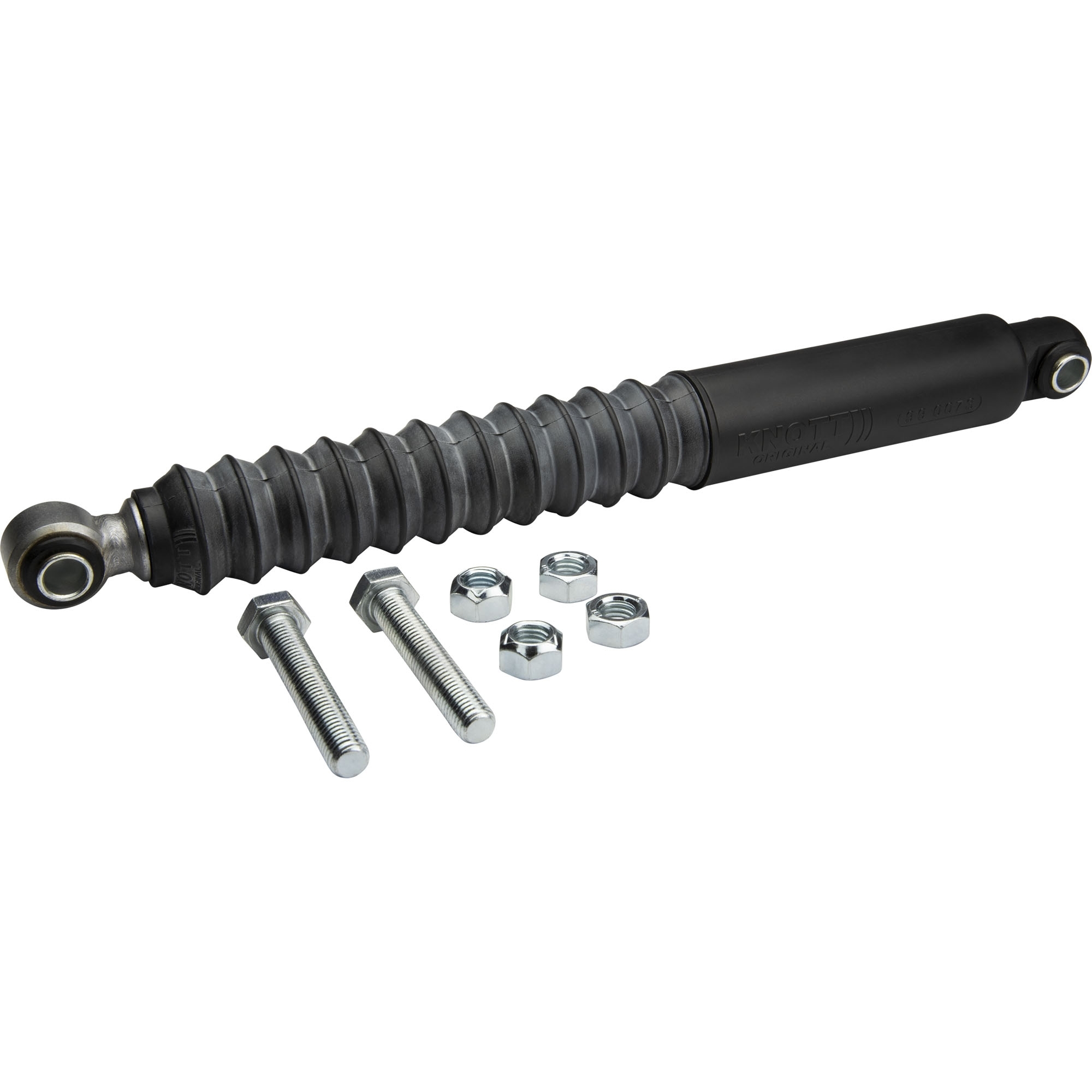 Radstoßdämpfer Knott, Achslast 4000 kg, schwarz