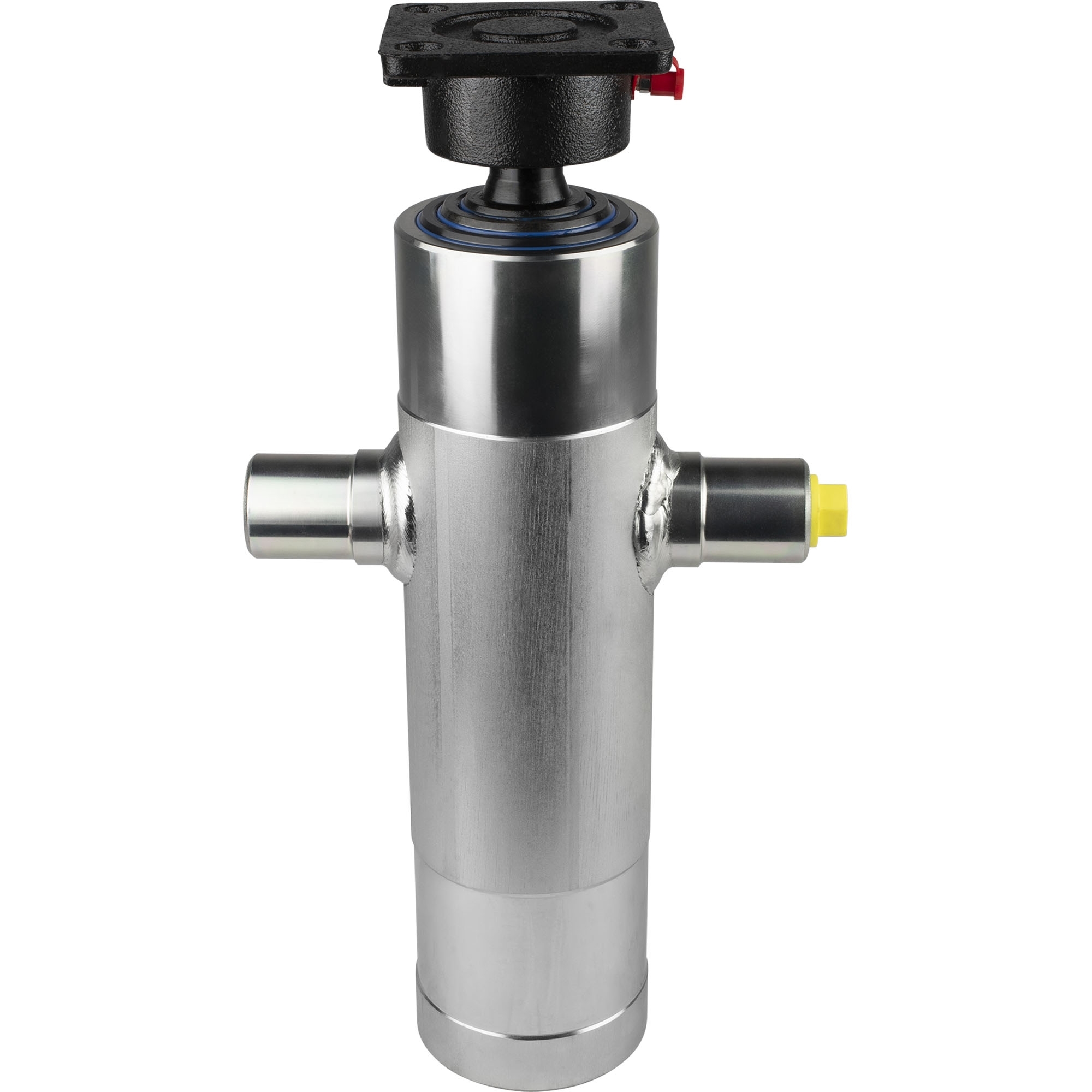 Teleskopzylinder, 3 stufig,  mit Kugelpfanne, Teleskopzylinder, 3 stufig,  mit Kugelpfanne,