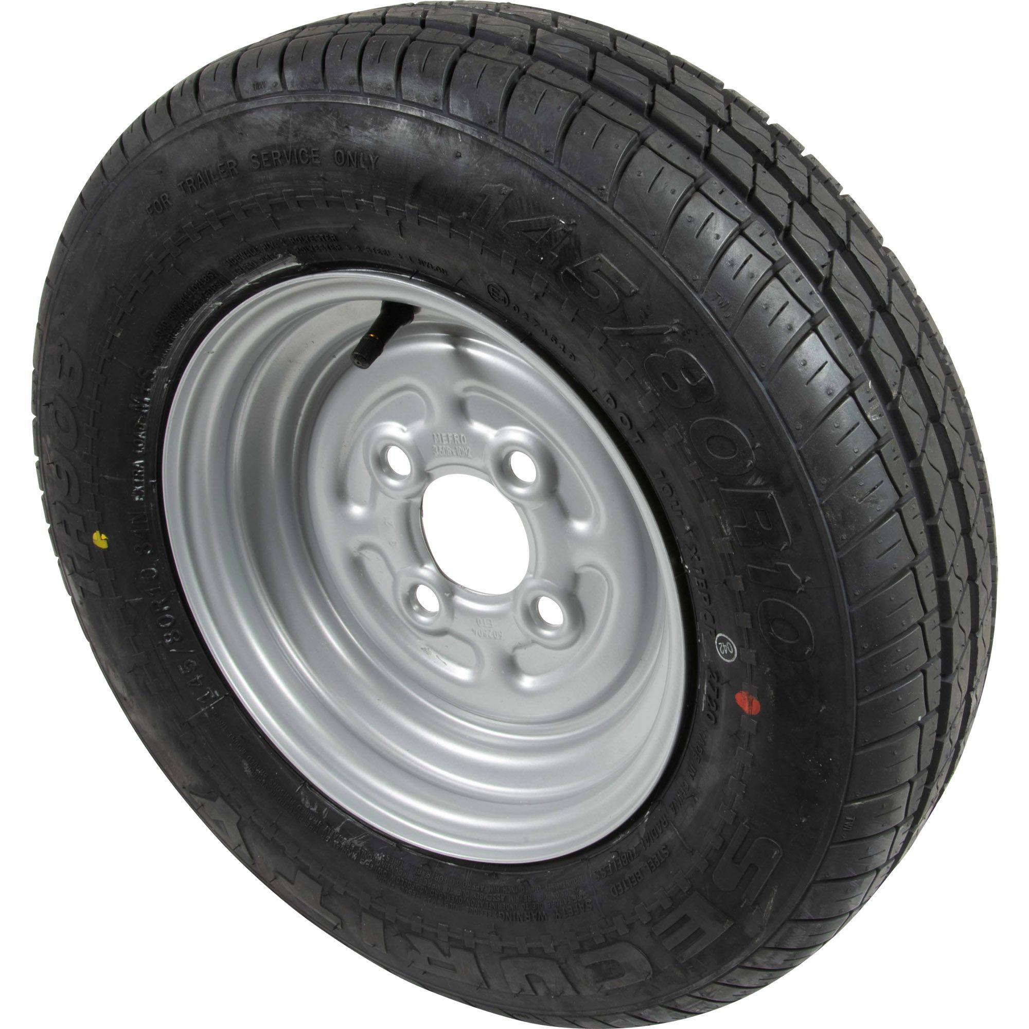 Rad 145/80R10, Felge 3.50Bx10H2, ET0, 4x100, LI84N Rad 145/80R10, Felge 3.50Bx10H2, ET0, 4x100, LI84N