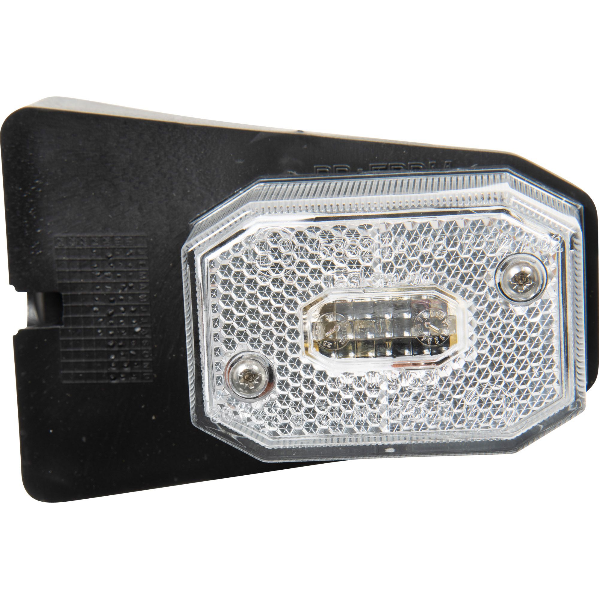 Begrenzungsleuchte Aspöck Flexipoint I, weiß, mit Halter, DC-Kabel Begrenzungsleuchte Aspöck Flexipoint I, weiß, mit Halter, DC-Kabel