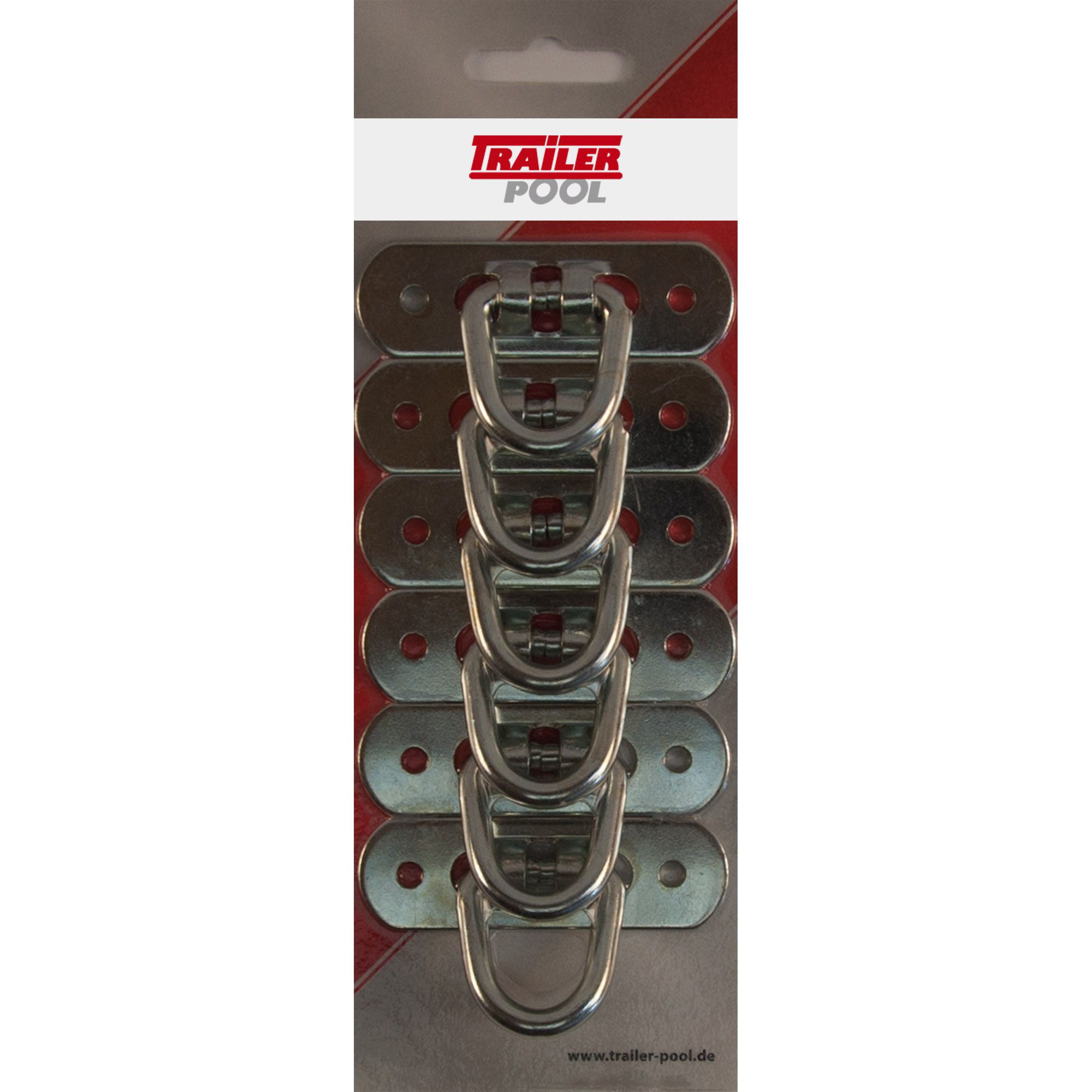 6 x Bügelkrampe, Höhe 25 mm, längs umklappbar 6 x Bügelkrampe, Höhe 25 mm, längs umklappbar