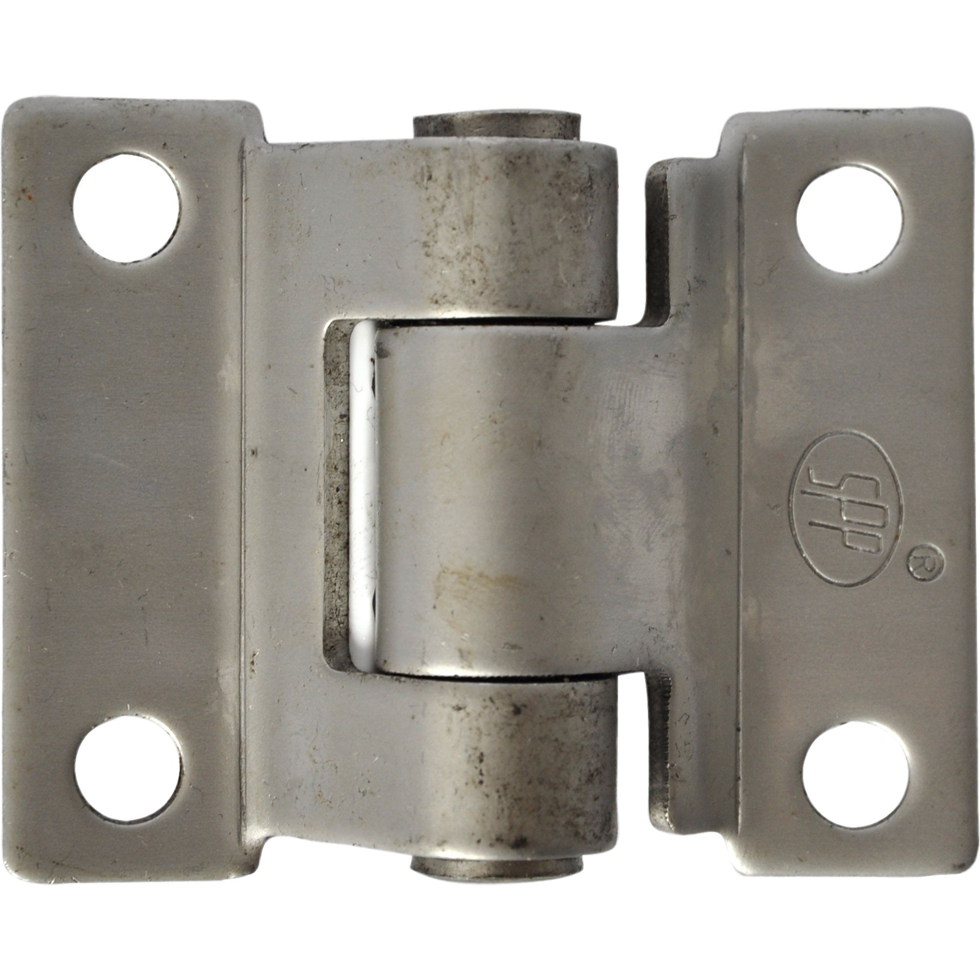 Scharnier Nirosta, Gesamtlänge 73 mm,  B  61 mm Scharnier Nirosta, Gesamtlänge 73 mm,  B  61 mm