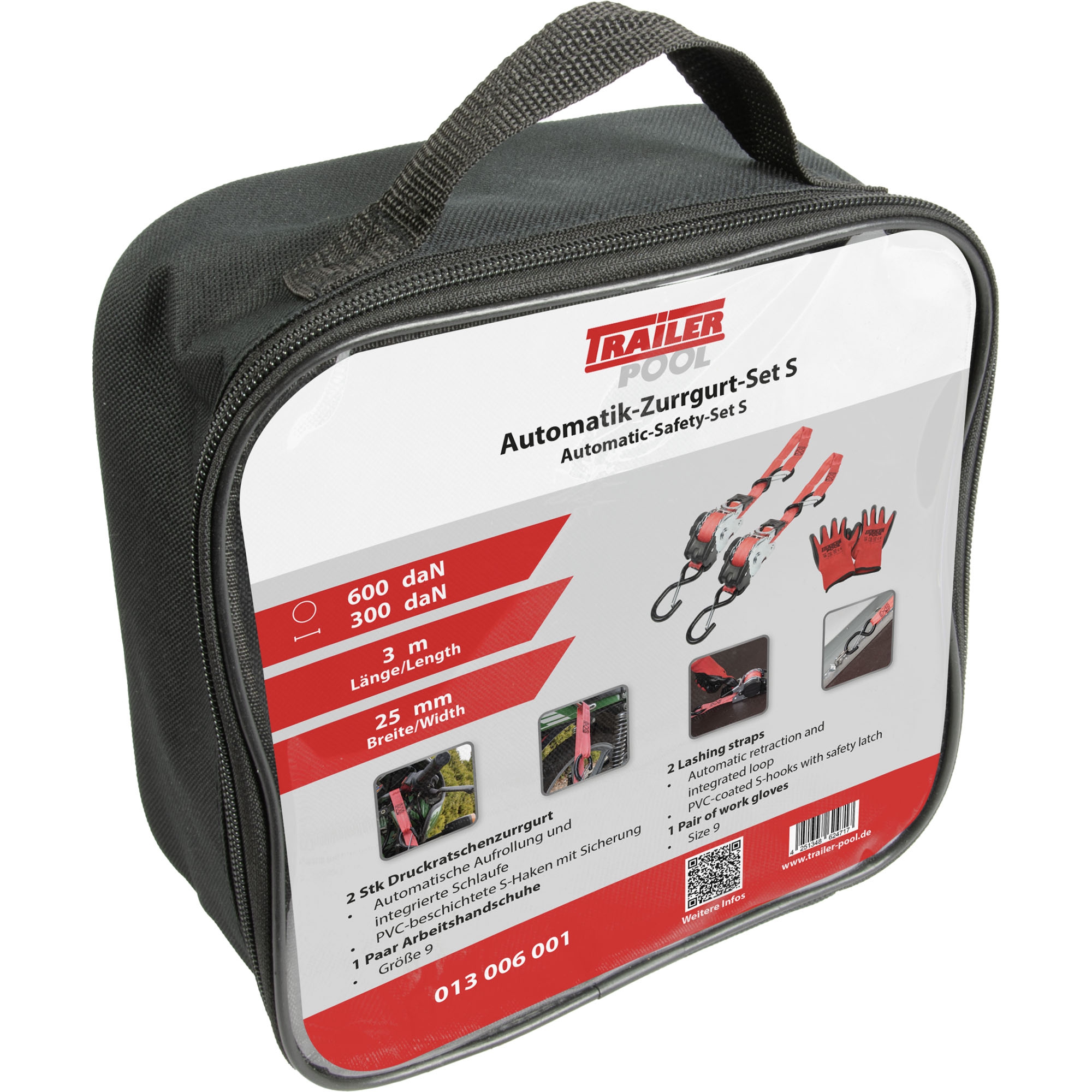 Automatik-Zurrgurt-Set S, 25 x 3000 mm Automatik-Zurrgurt-Set S, 25 x 3000 mm