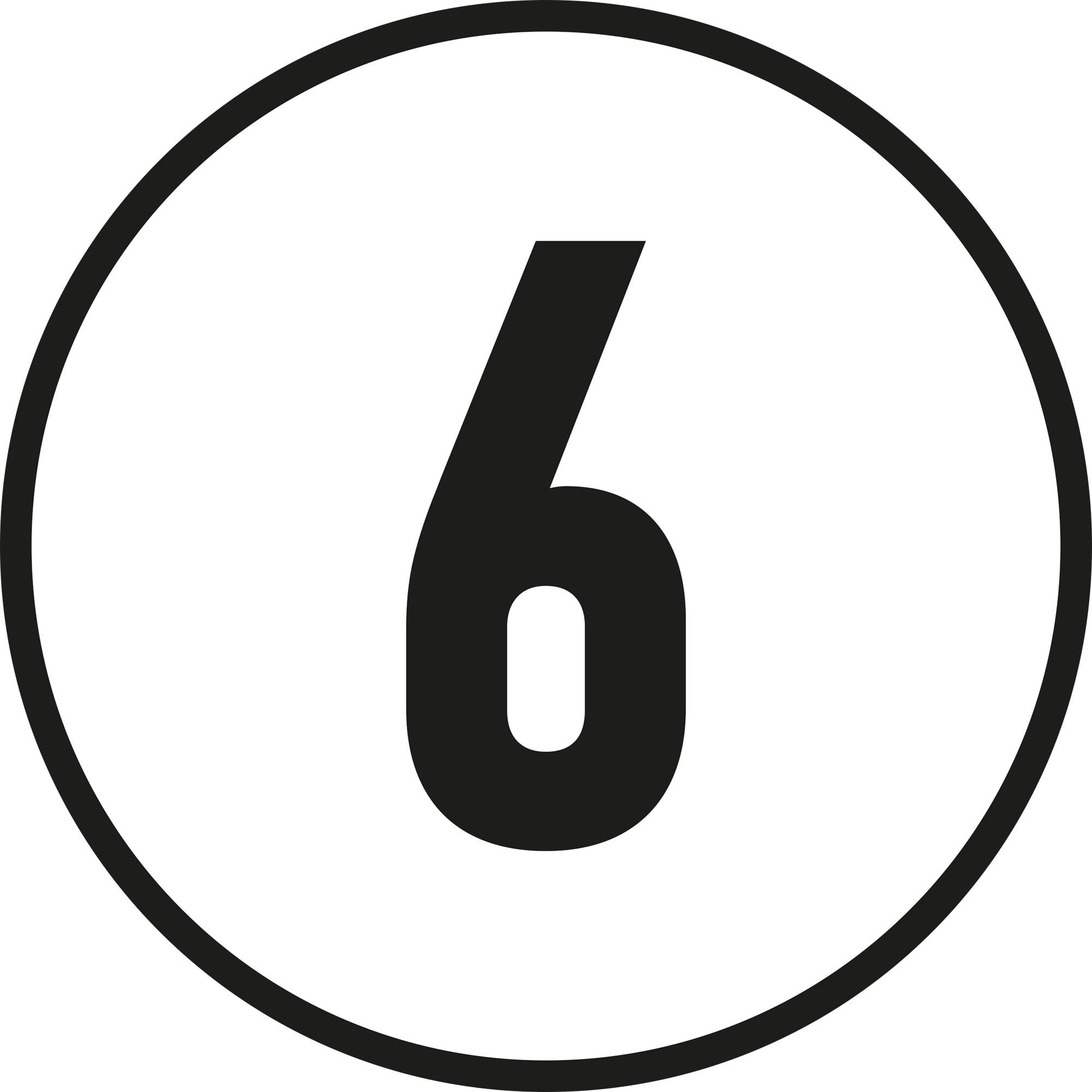 6 km/h-Schild, Ø 200 mm, Aluminium 6 km/h-Schild, Ø 200 mm, Aluminium