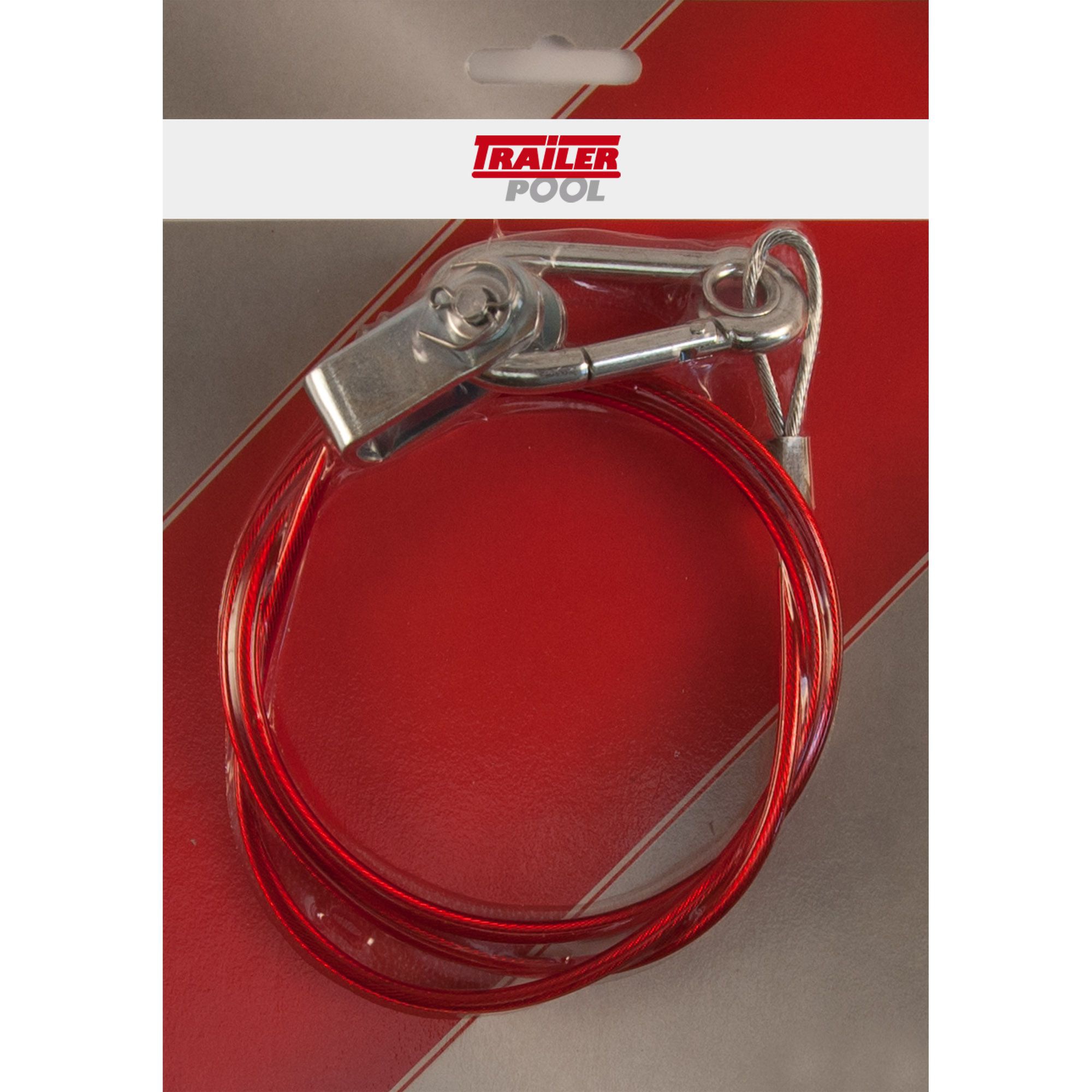 Abreißseil mit Gabel und Bolzen, L 1050 mm, rot Abreißseil mit Gabel und Bolzen, L 1050 mm, rot