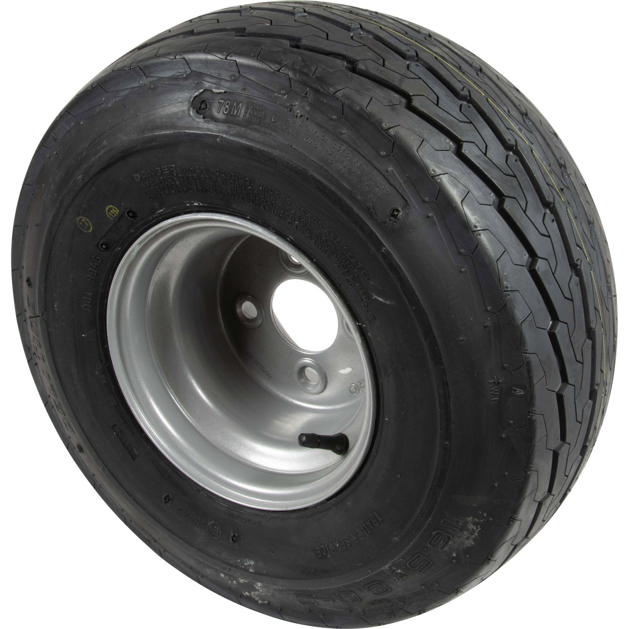Rad 18.5x8.5-8 Felge 7.00Ax8H2, ET0, 4x100, LI 78M Rad 18.5x8.5-8 Felge 7.00Ax8H2, ET0, 4x100, LI 78M