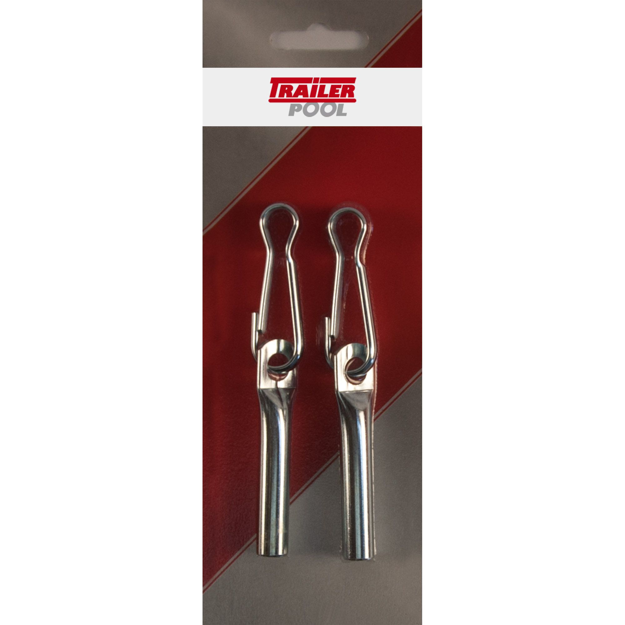 2 x Seilendverschluss mit Simplexhaken, Seil-Ø 8mm 2 x Seilendverschluss mit Simplexhaken, Seil-Ø 8mm