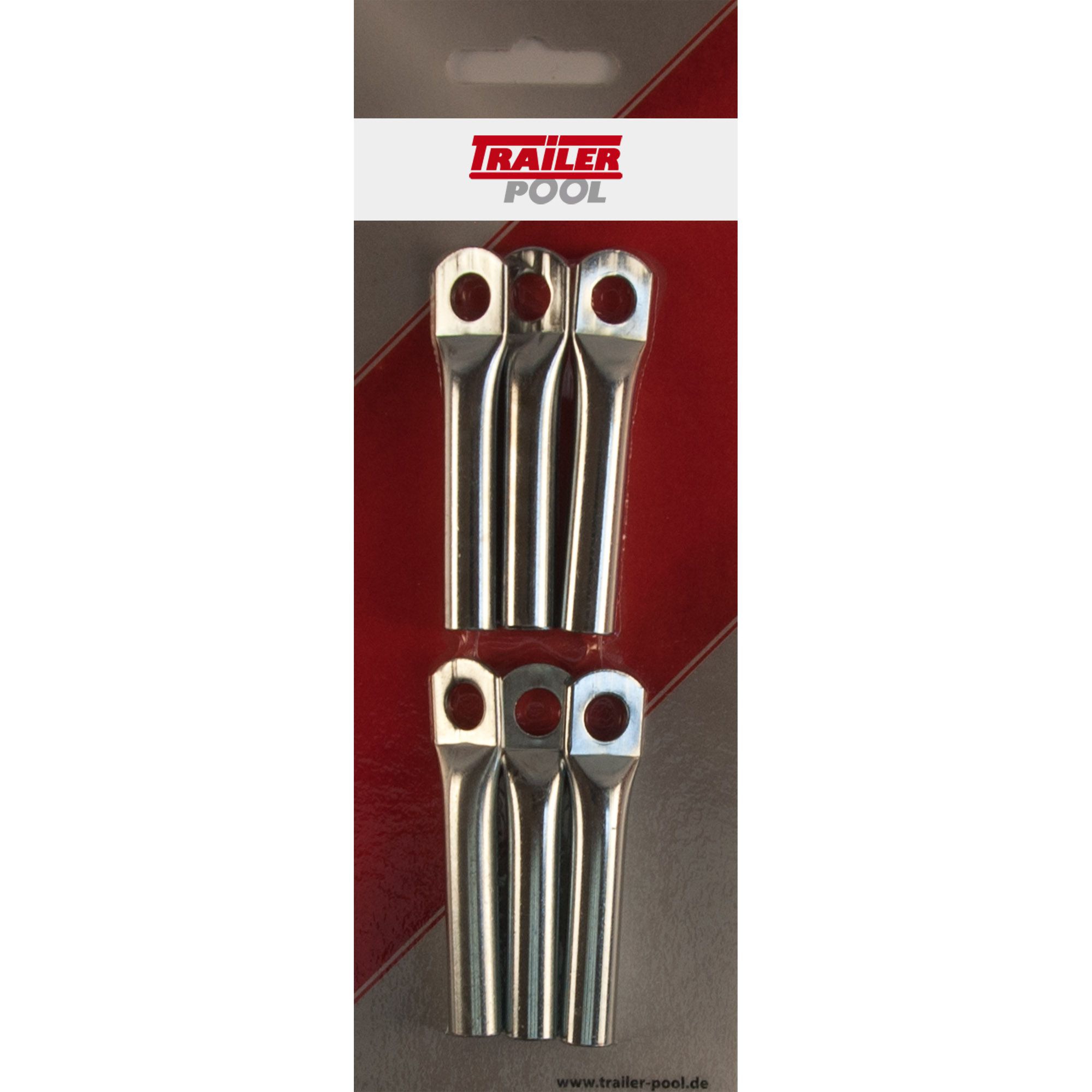 6x Seilendverschluss ohne Simplexhaken, Seil-Ø 8mm 6x Seilendverschluss ohne Simplexhaken, Seil-Ø 8mm