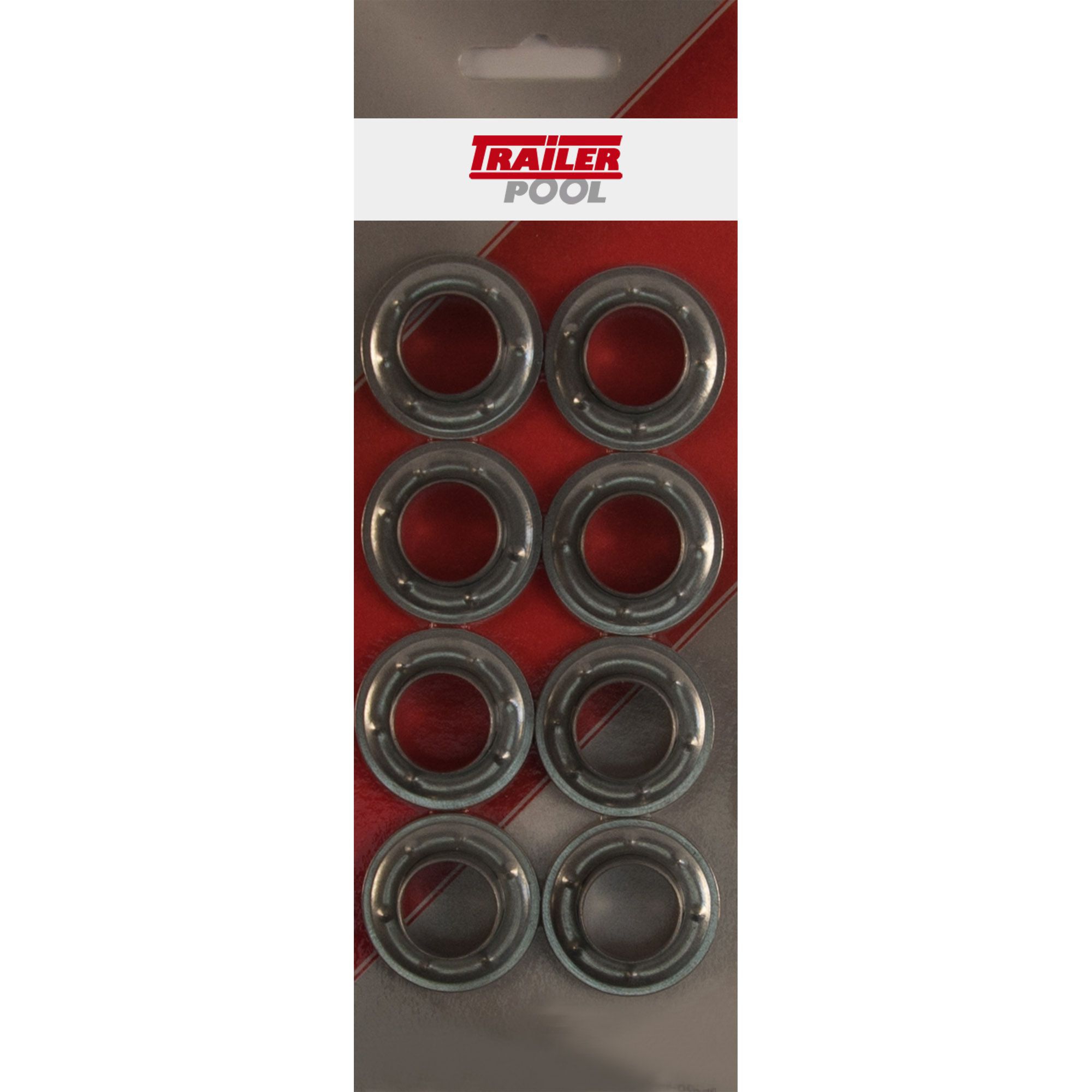 8 x Rundöse, verzinkt, Innen-Ø 20 mm 8 x Rundöse, verzinkt, Innen-Ø 20 mm