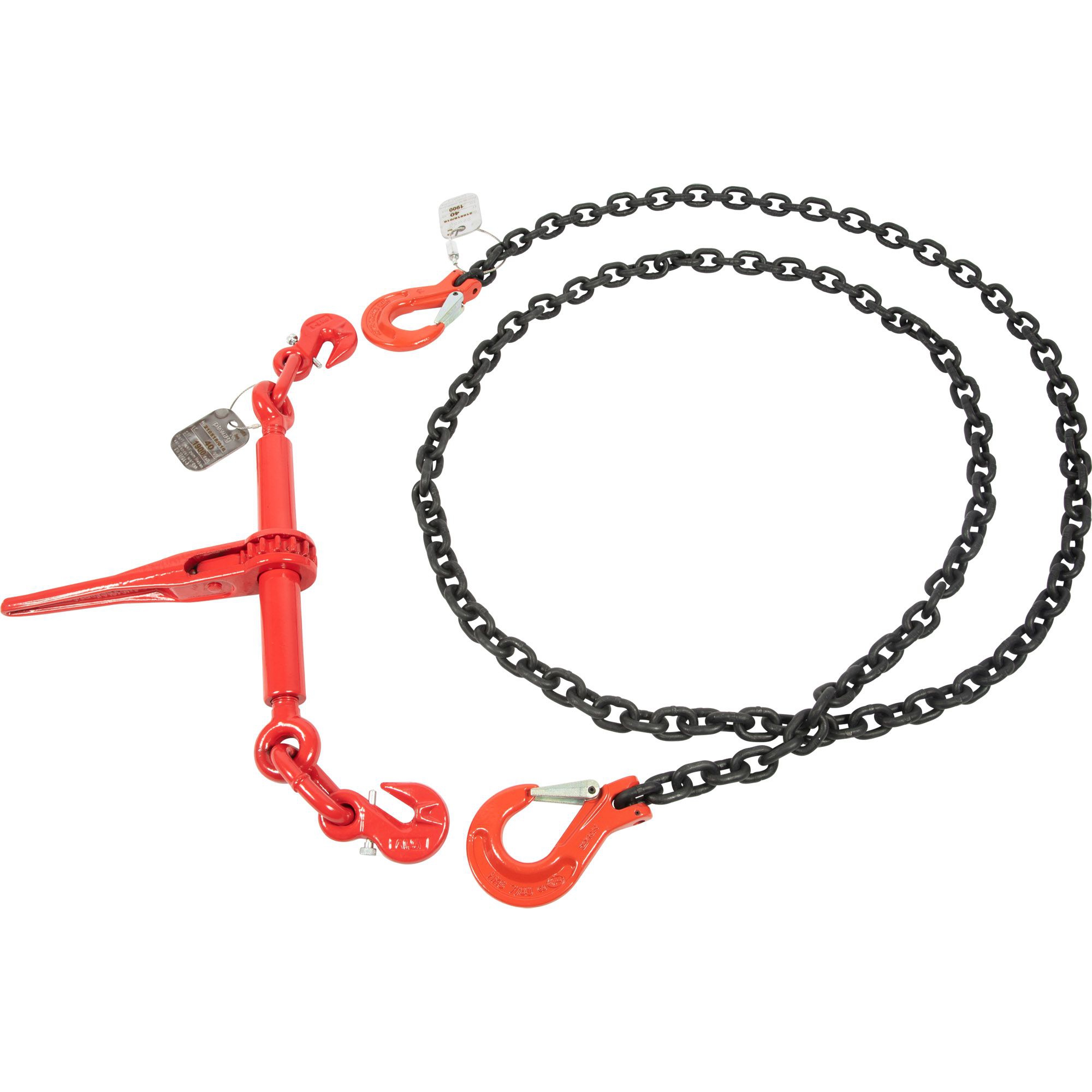 Verzurrkette 2-teilig, L3500 mm, Ø 8 mm, 4000 daN Verzurrkette 2-teilig, L3500 mm, Ø 8 mm, 4000 daN