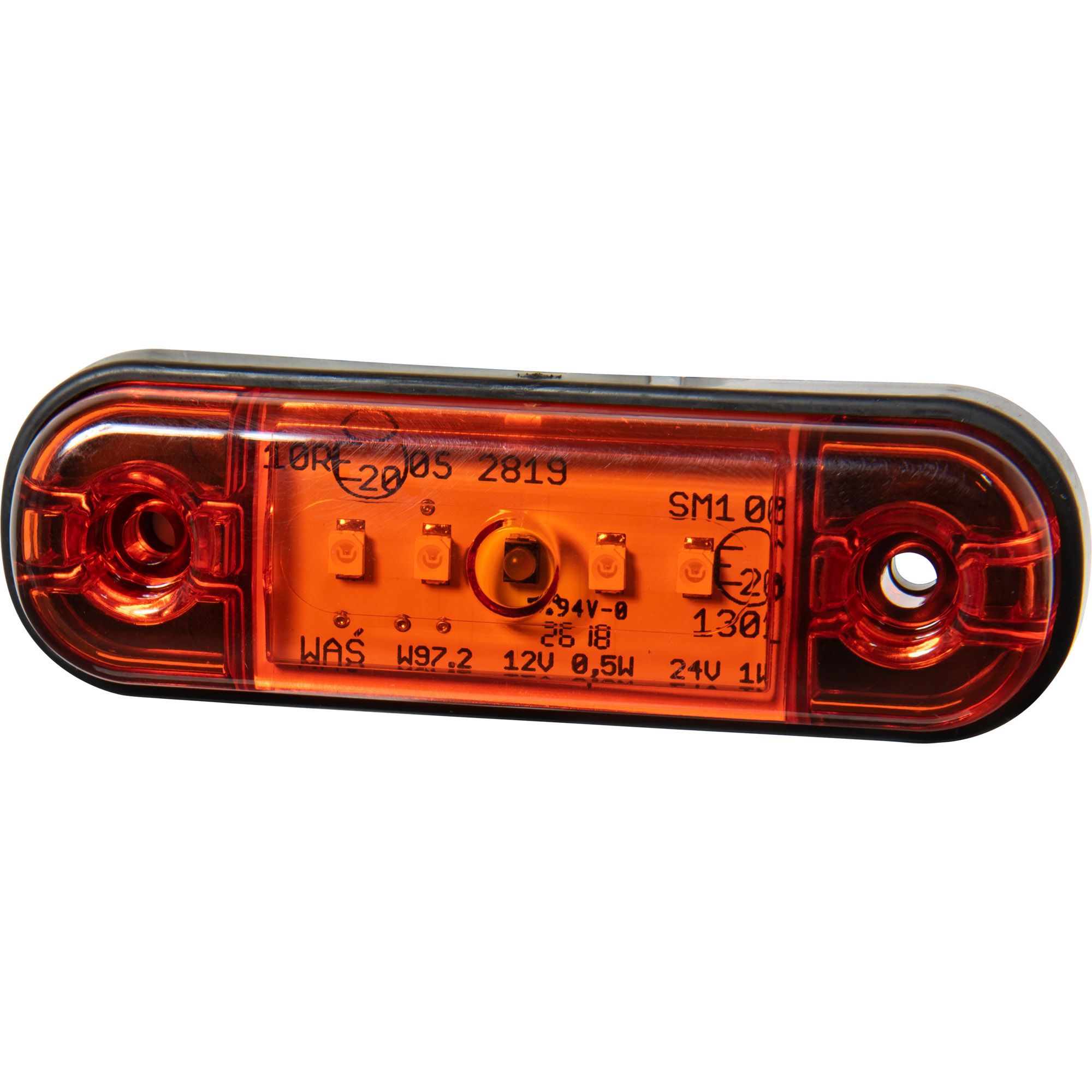 Seitenmarkierungsleuchte LED, gelb, 12-24 Volt