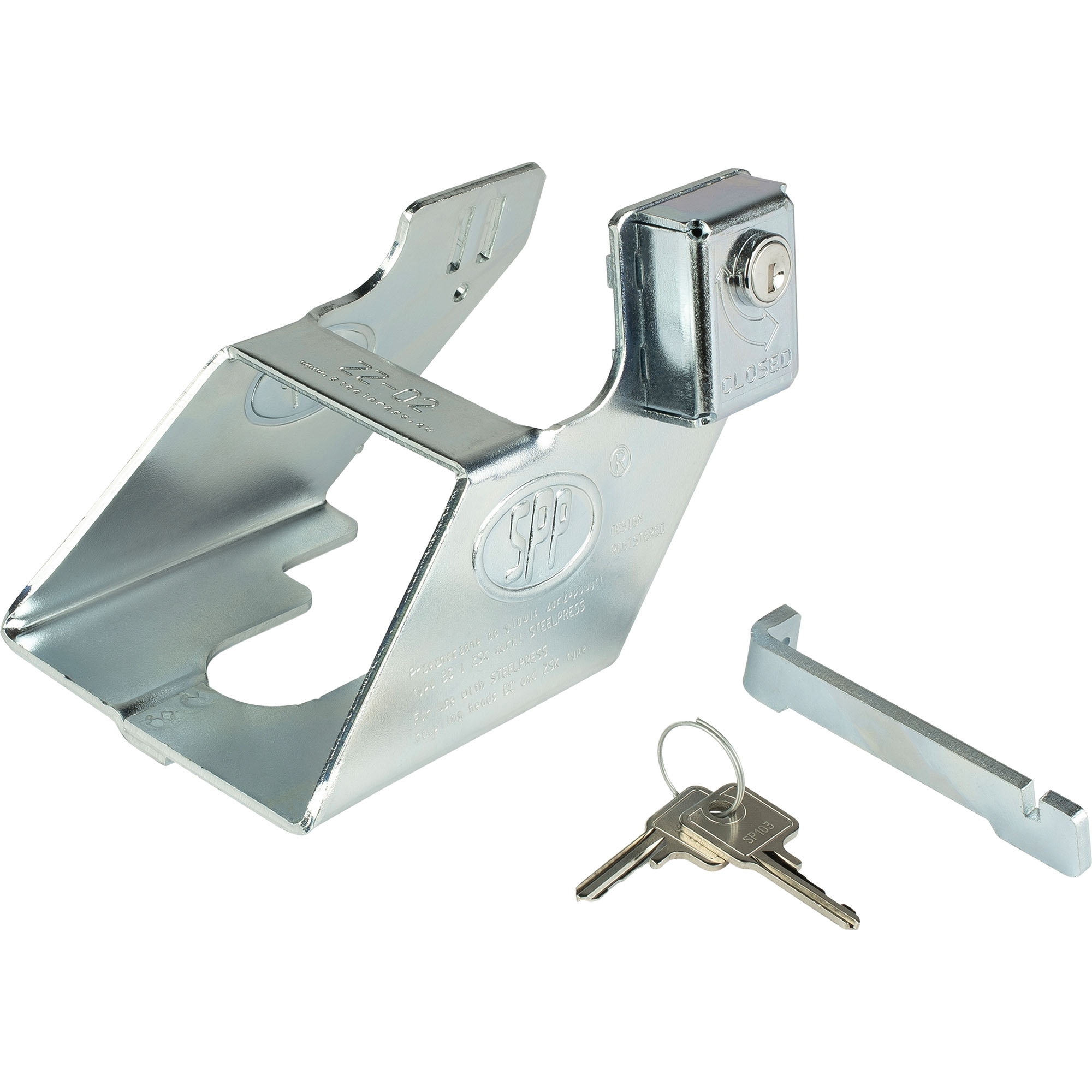 Kupplungsschloß für ungebremste Hänger mit V-Deich Kupplungsschloß für ungebremste Hänger mit V-Deich