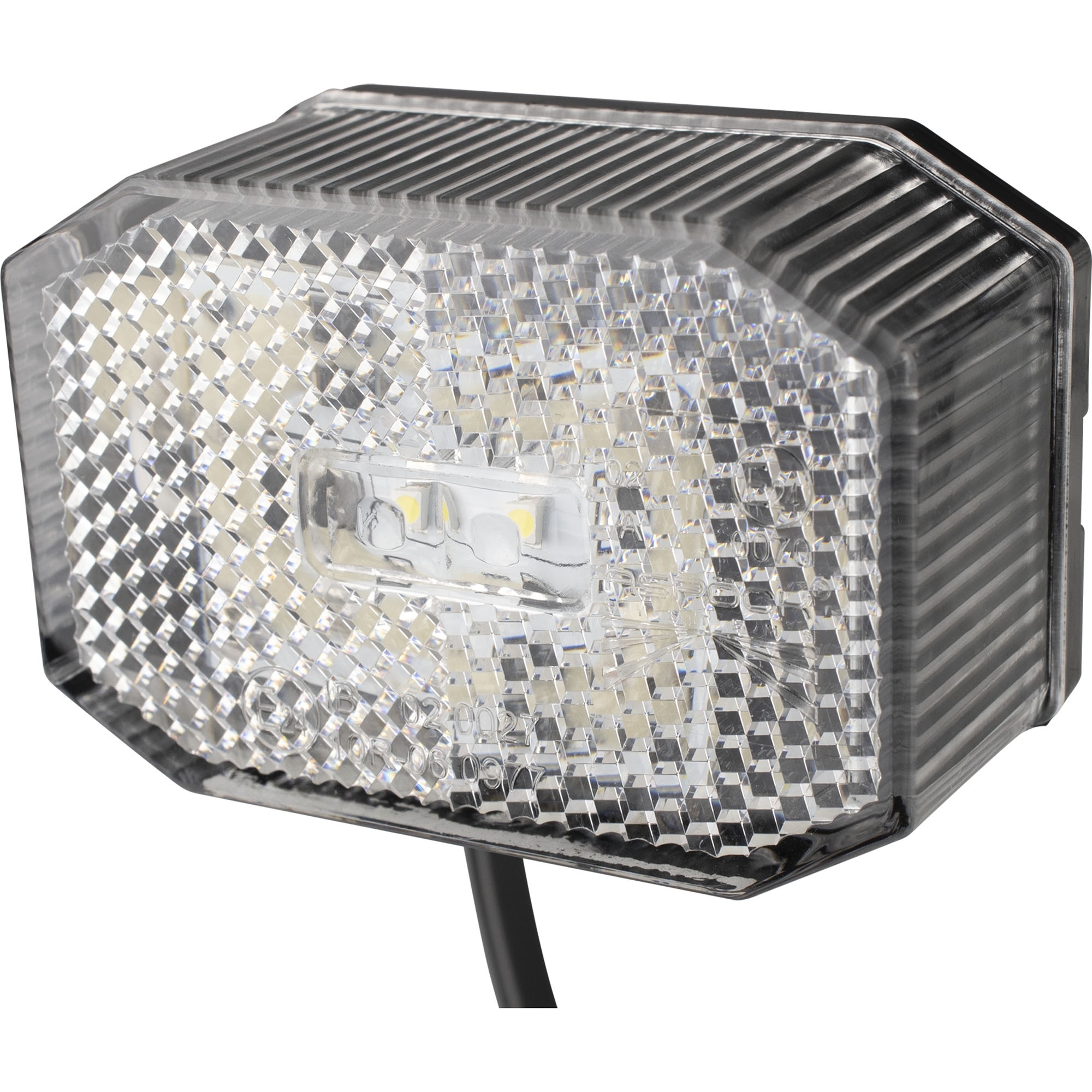 Begrenzungsleuchte Aspöck Flexipoint LED, weiß, DC-Kabel