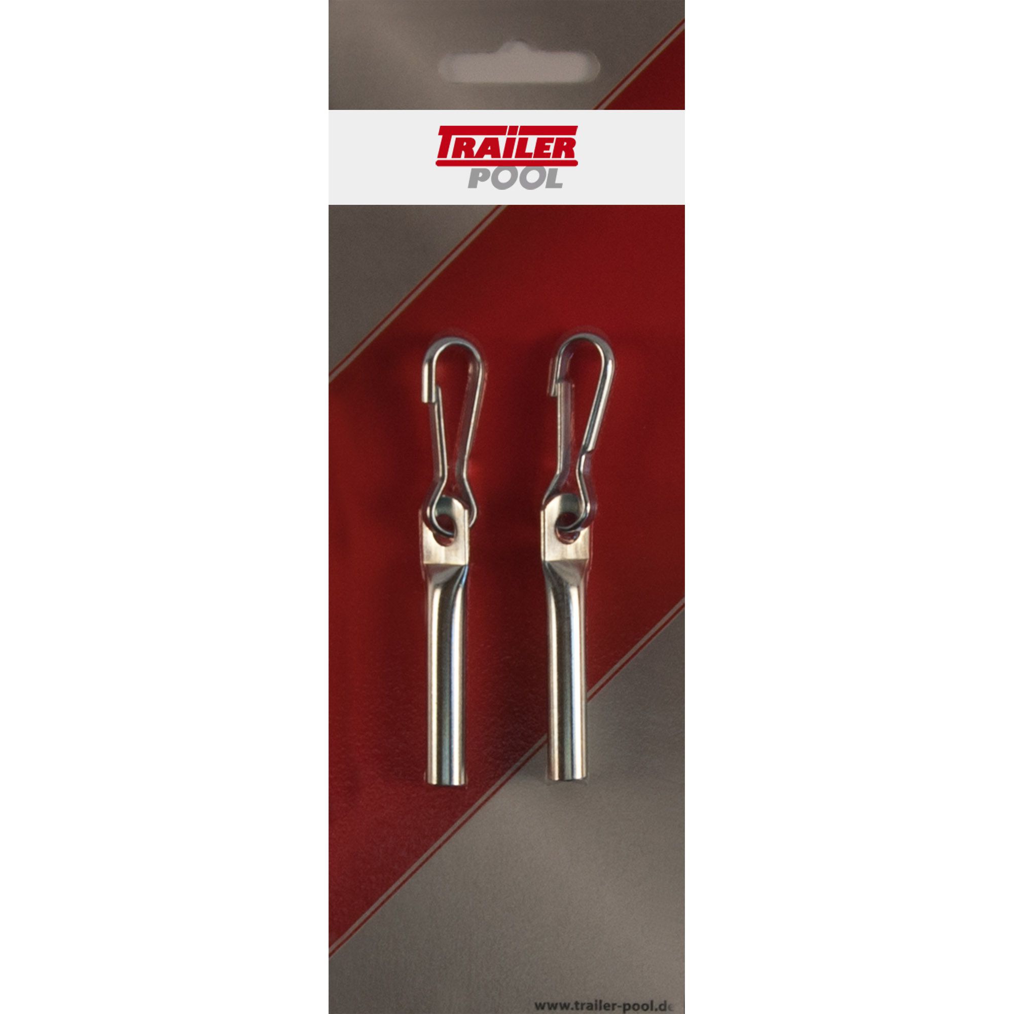 2 x Seilendverschluss mit Simplexhaken, Seil-Ø 6mm 2 x Seilendverschluss mit Simplexhaken, Seil-Ø 6mm