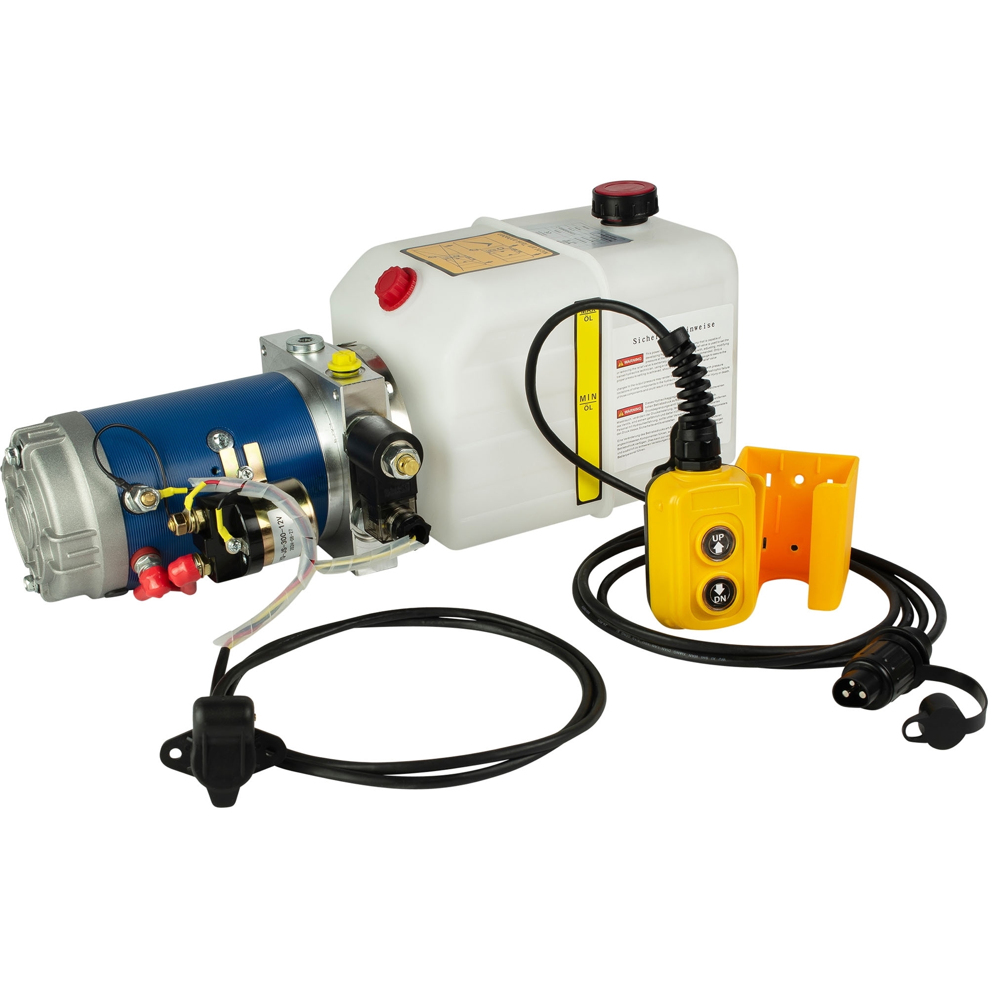 Elektrohydraulik Kompaktaggregat 12V, einfachwirkend, 5L Elektrohydraulik Kompaktaggregat 12V, einfachwirkend, 5L