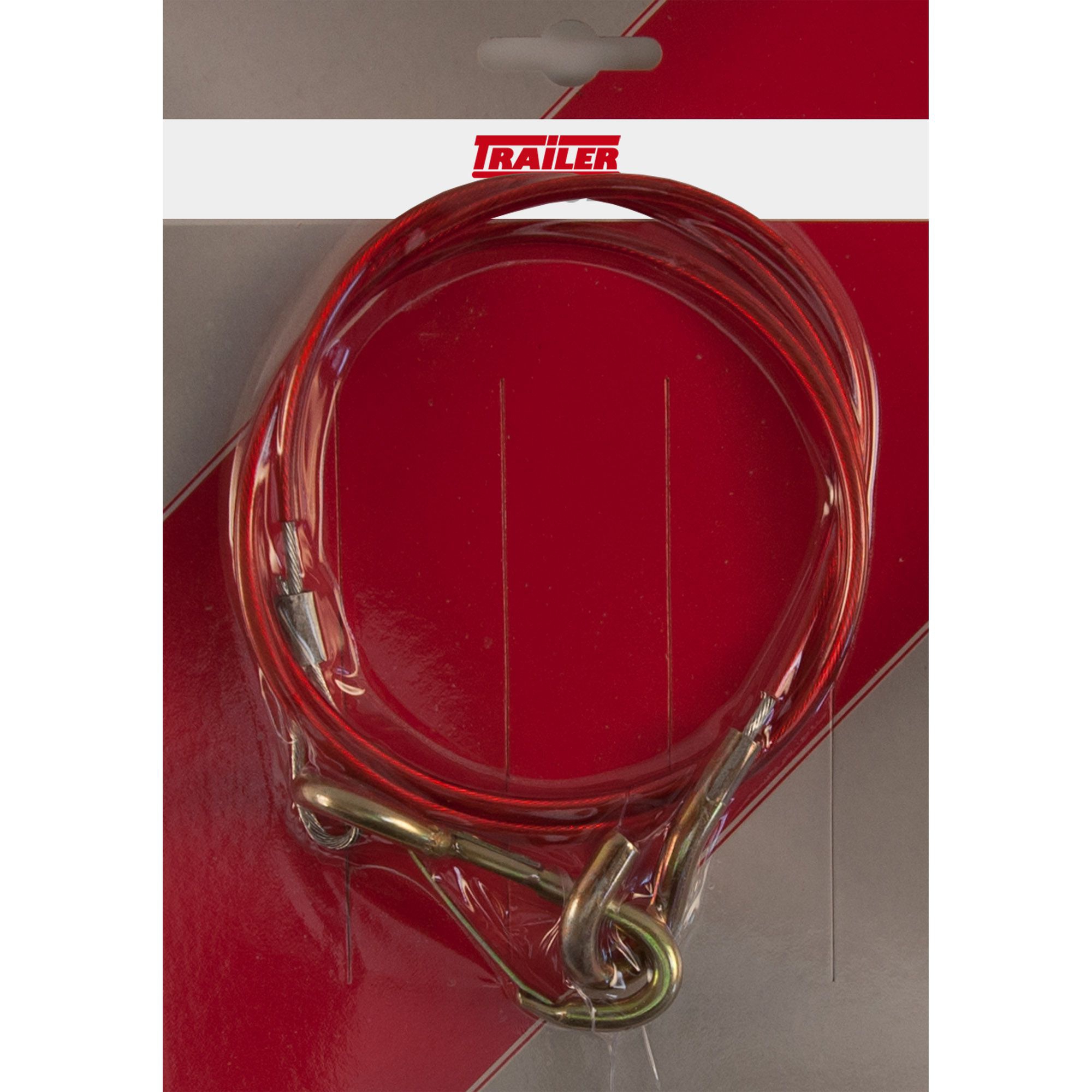 Abreißseil mit Öse, Länge 1000 mm, rot Abreißseil mit Öse, Länge 1000 mm, rot