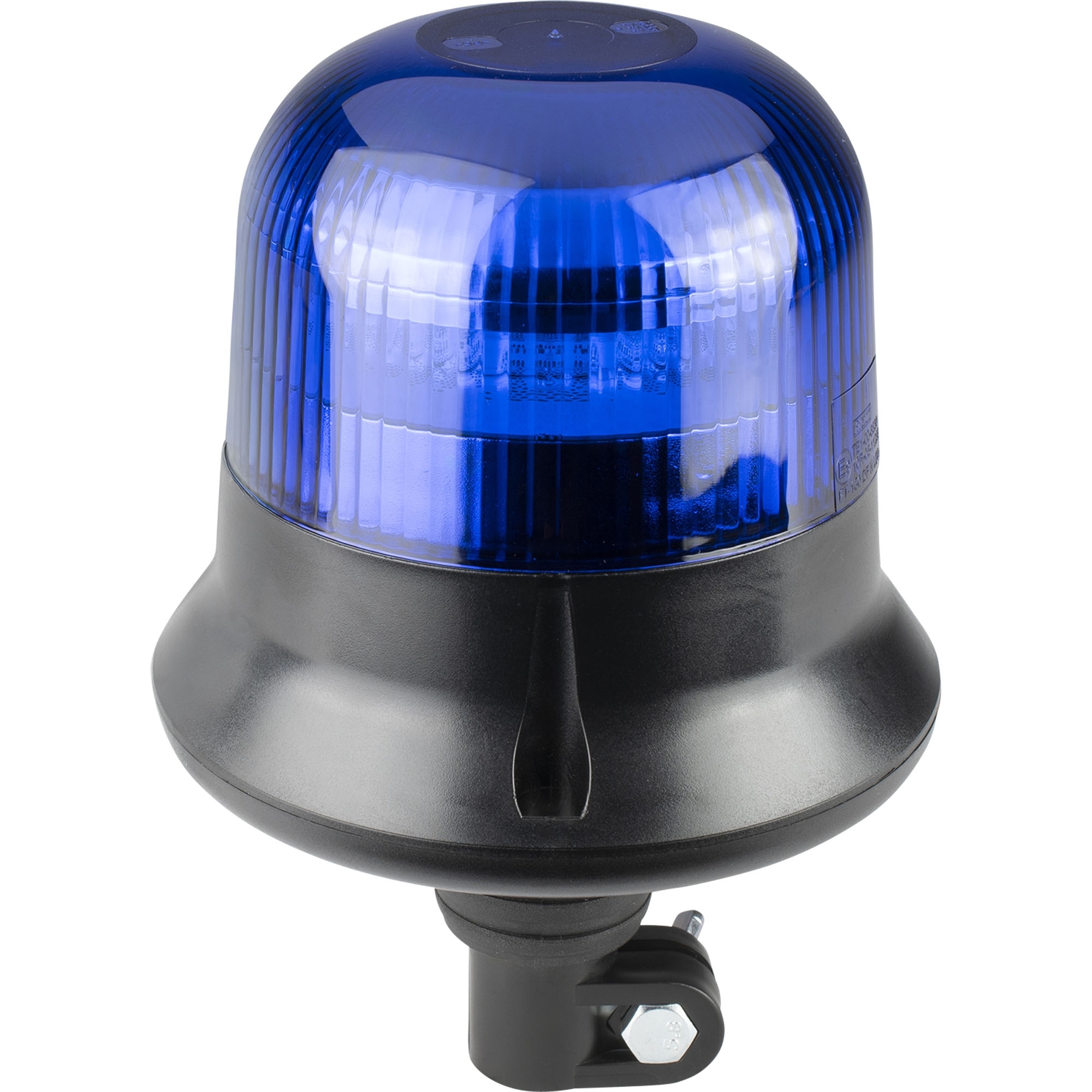 Rundumleuchte LED, blau, mit Montagestift und Schnellkupplung