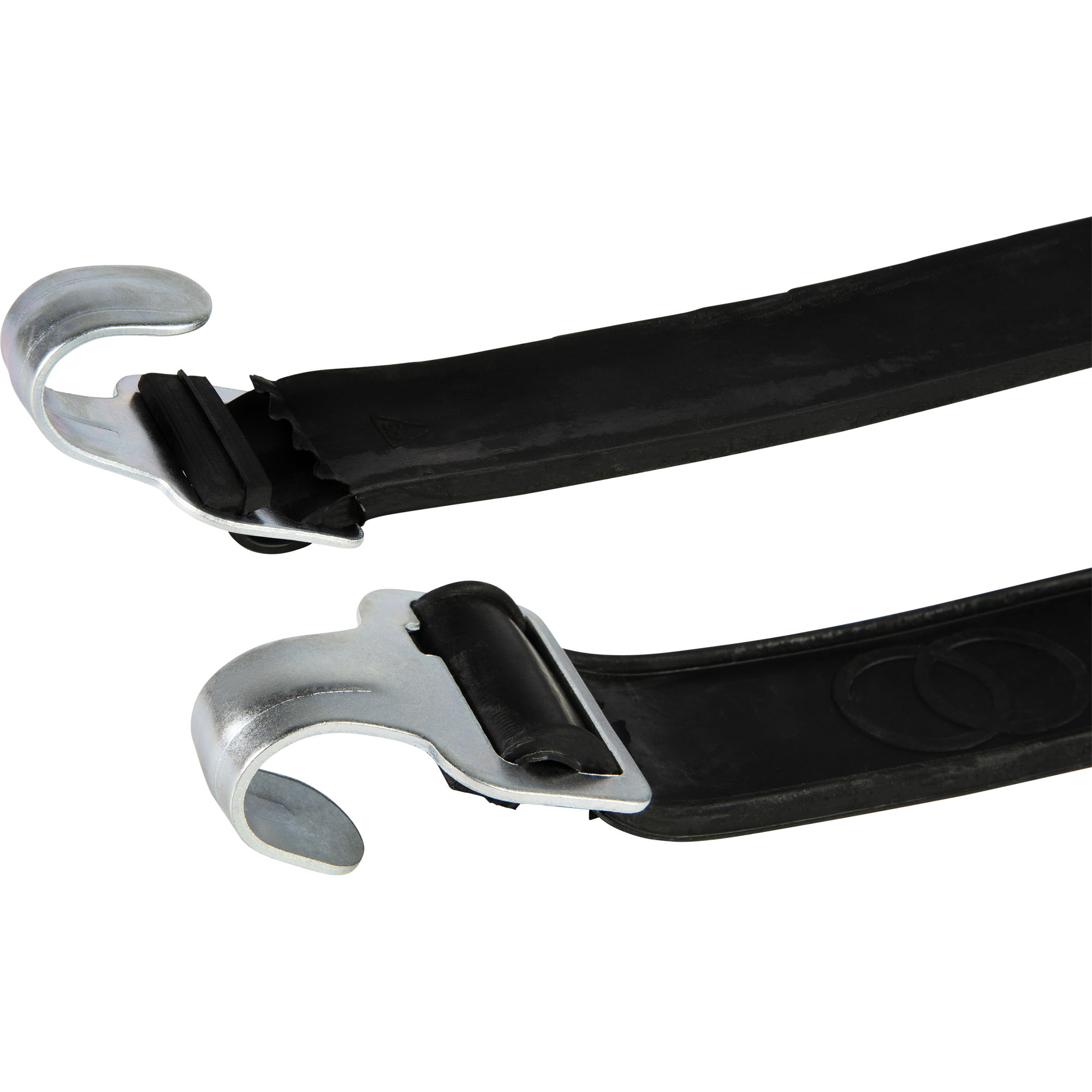 2 x Gummispannband/Blechhaken, 500 mm, Breite 40 mm 2 x Gummispannband/Blechhaken, 500 mm, Breite 40 mm