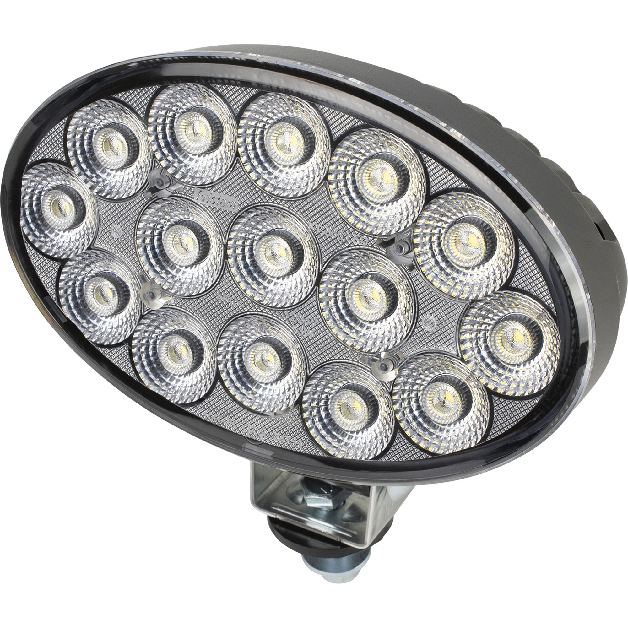 Arbeitsscheinwerfer LED, 6200 lm, 12 bis 32 V, 53 W, Flut