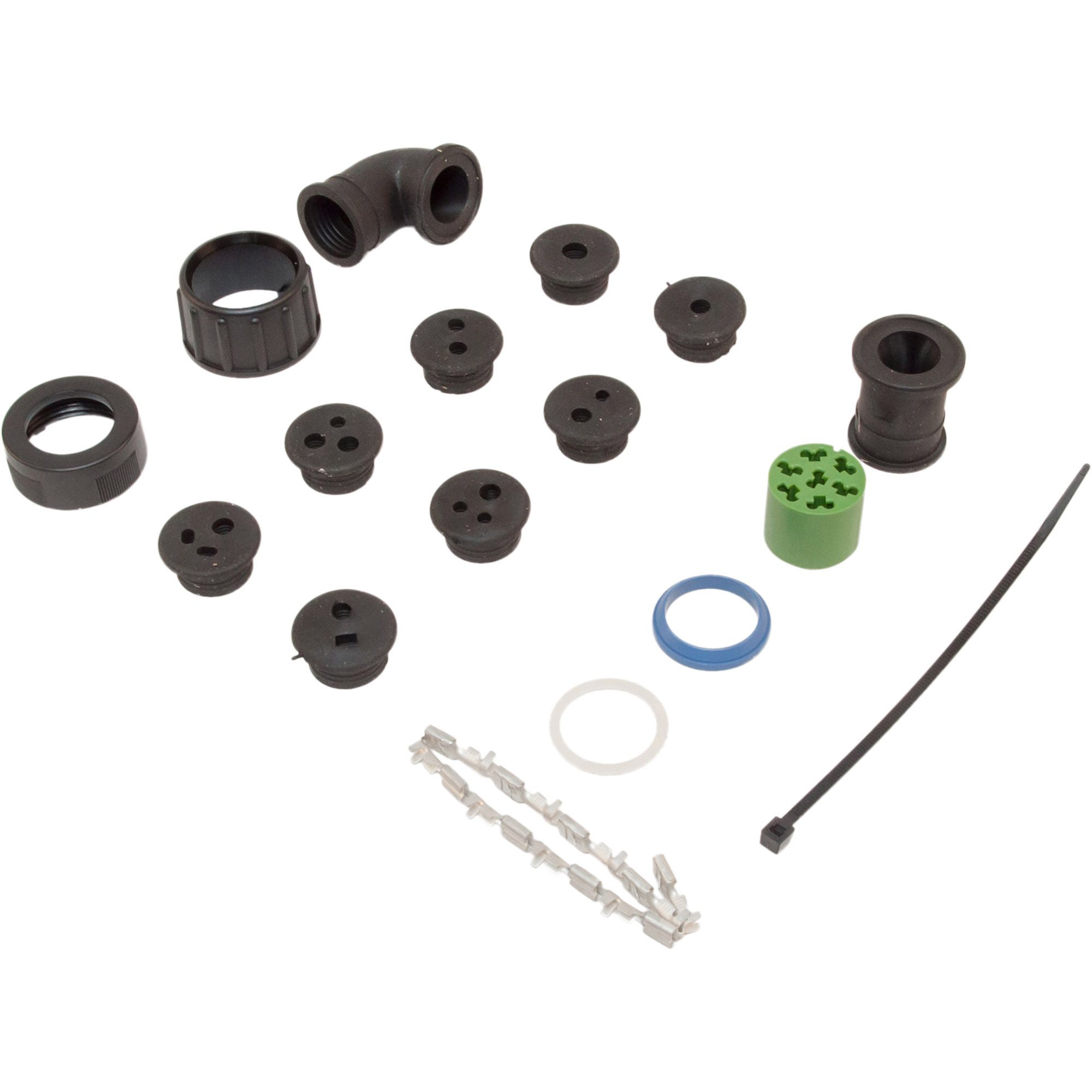 Bajonettverbinder ASS2, 7-polig, grün/weiß = recht Bajonettverbinder ASS2, 7-polig, grün/weiß = recht