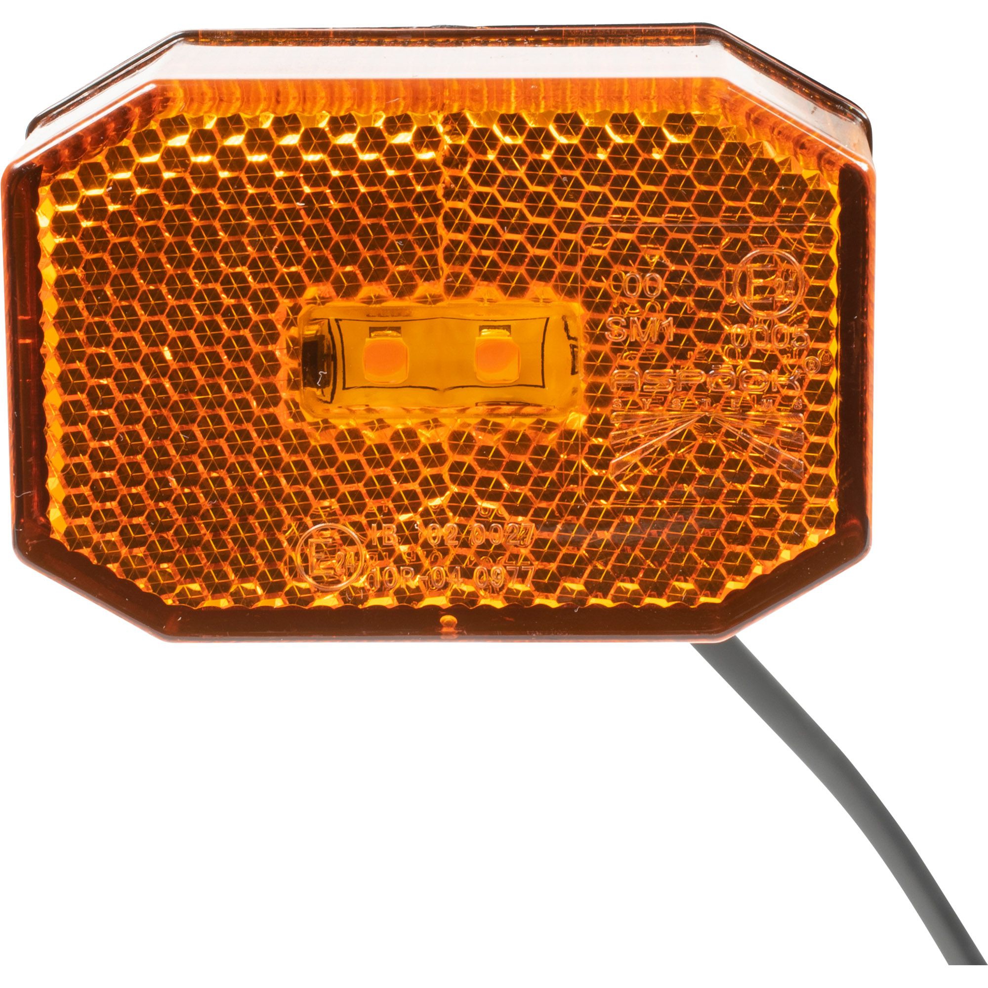 Seitenmarkierungsleuchte Aspöck Flexipoint LED, gelb