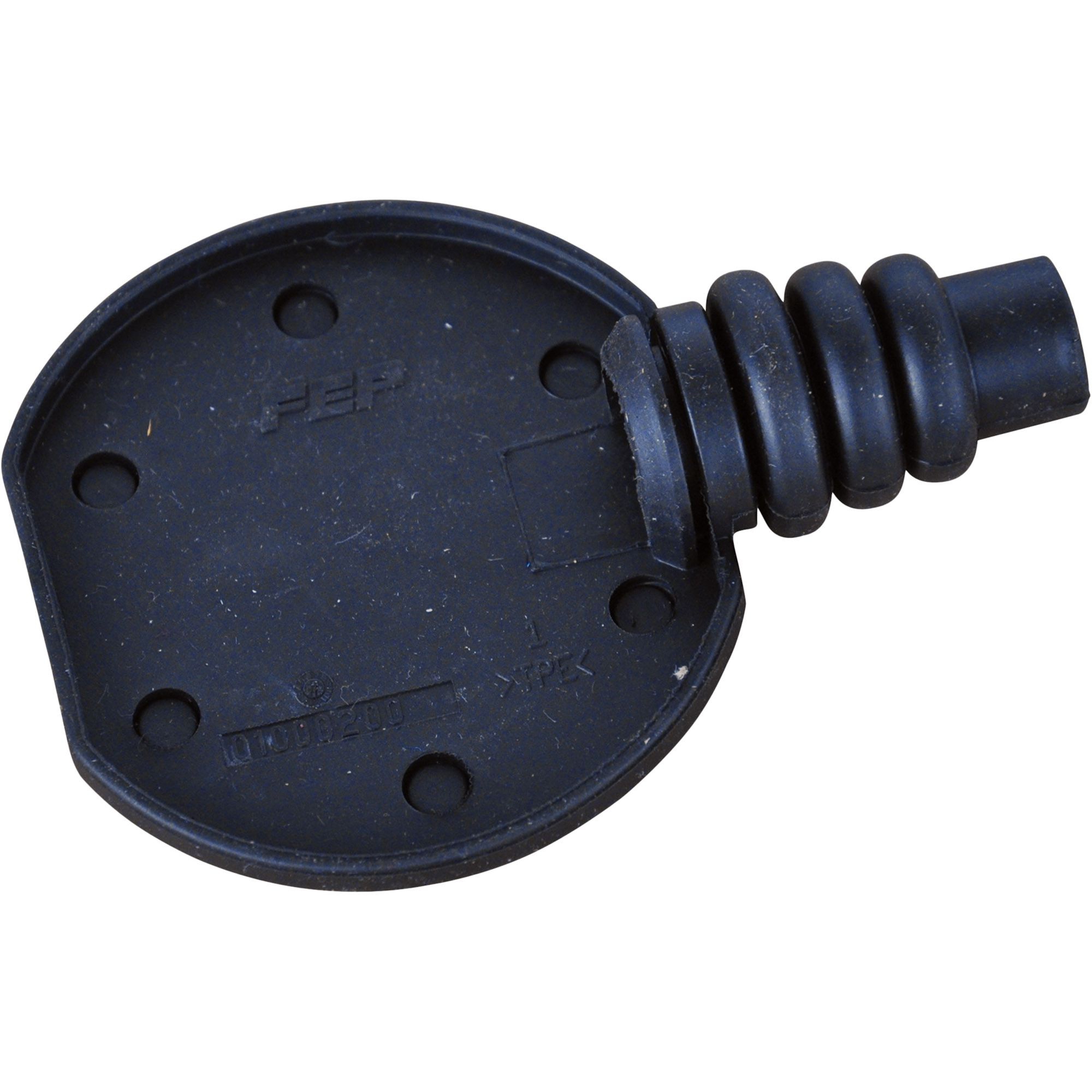 Gummiabdichtung für Steckdose, mit seitl. Kabelabg Gummiabdichtung für Steckdose, mit seitl. Kabelabg