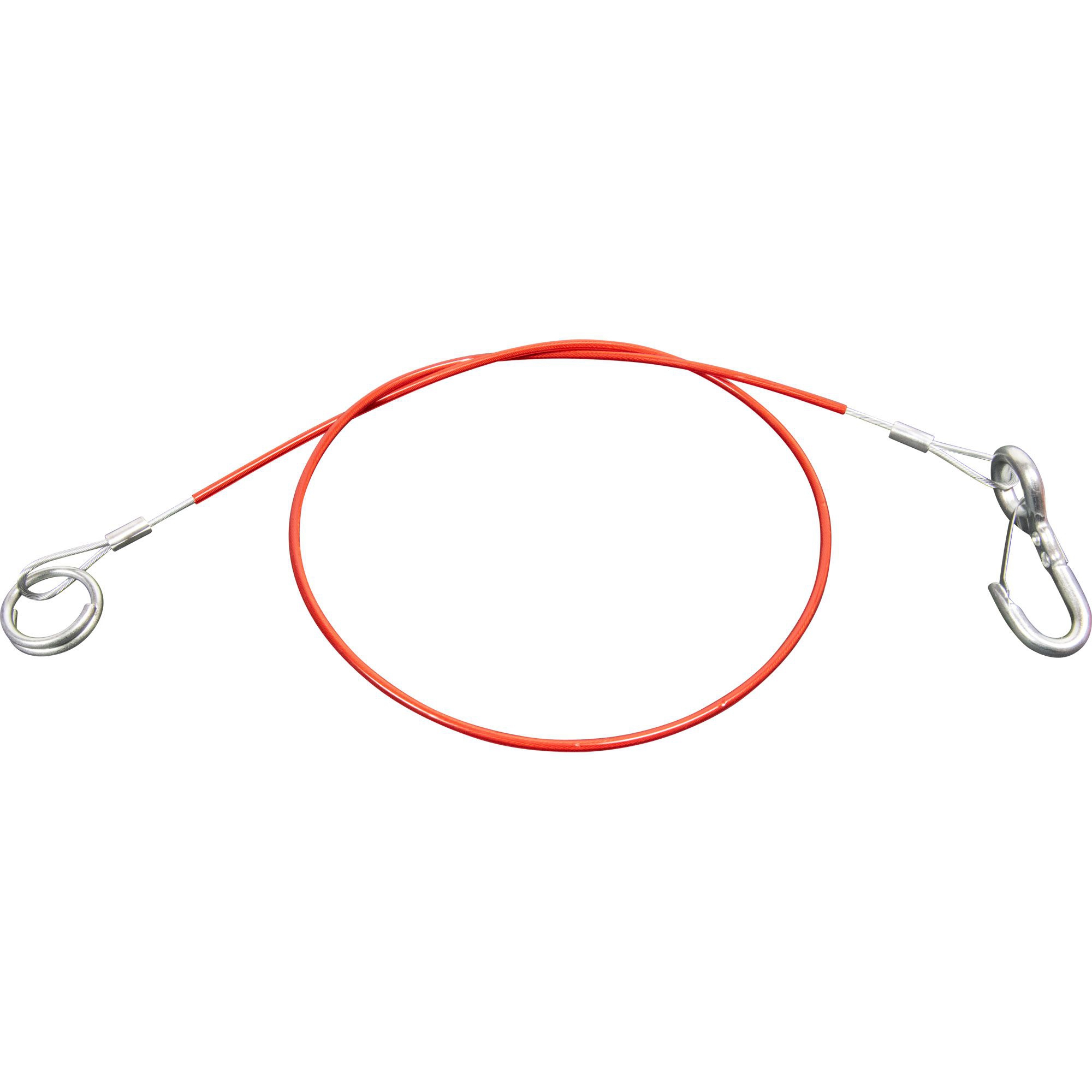 Abreißseil mit Ring, Länge 1000 mm, rot Abreißseil mit Ring, Länge 1000 mm, rot