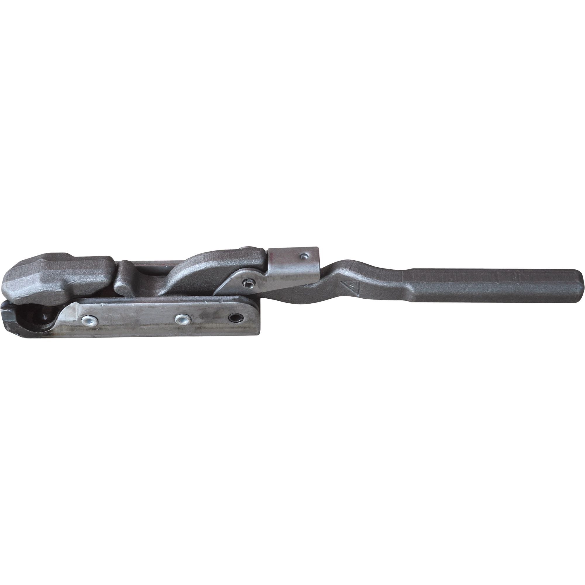 Pendelverschluss, links gekröpft, zum Anschweißen Pendelverschluss, links gekröpft, zum Anschweißen