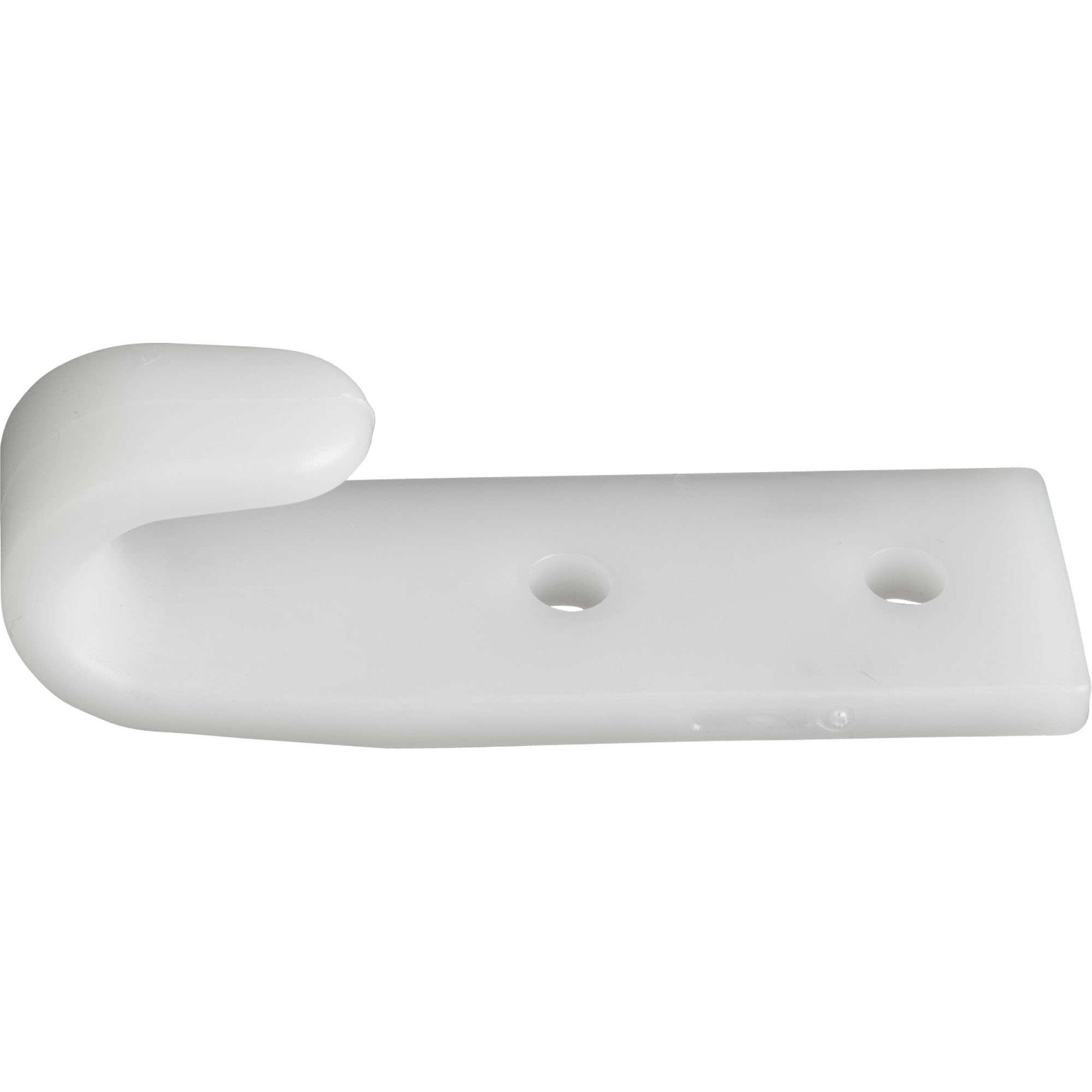 Planenhaken 2-Loch, Kunststoff, weiß Planenhaken 2-Loch, Kunststoff, weiß