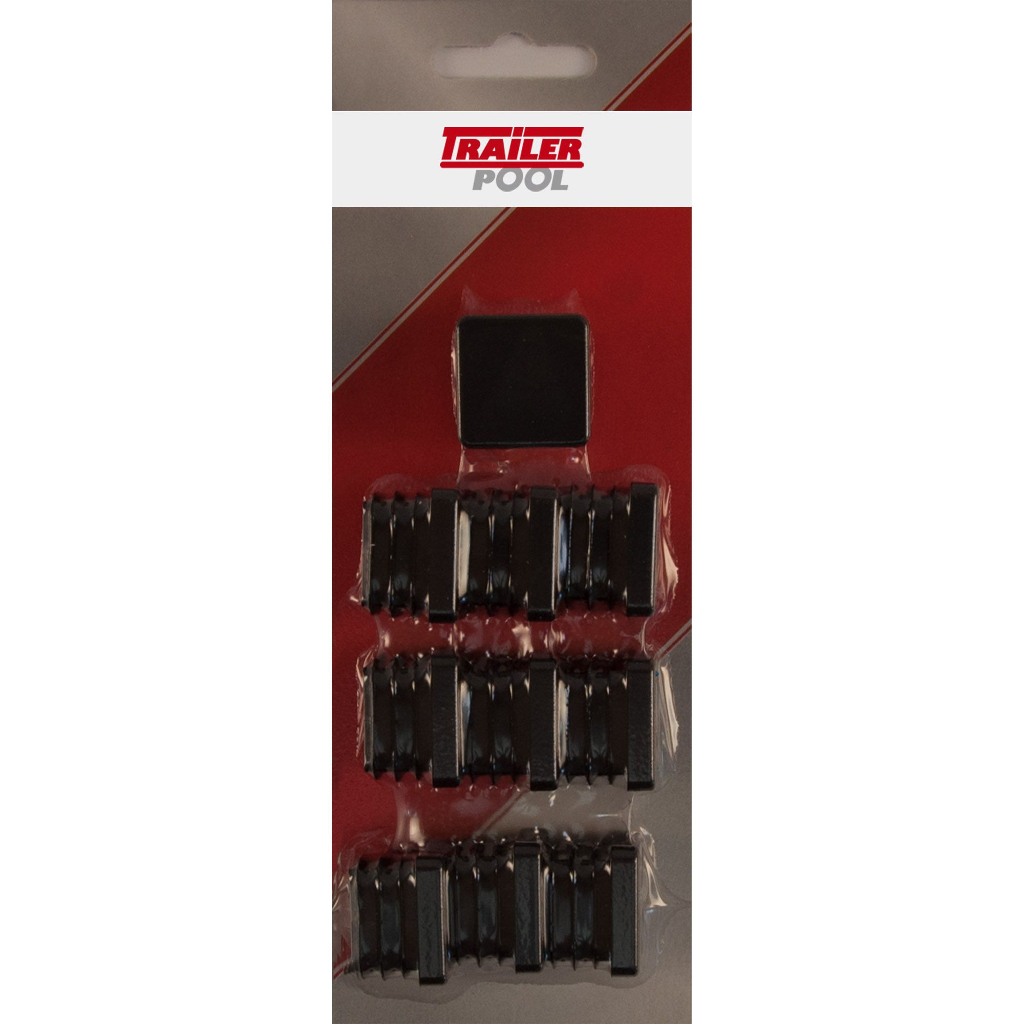 10 x Kunststoff-Stopfen 25 x 25 mm, WS 3 mm 10 x Kunststoff-Stopfen 25 x 25 mm, WS 3 mm