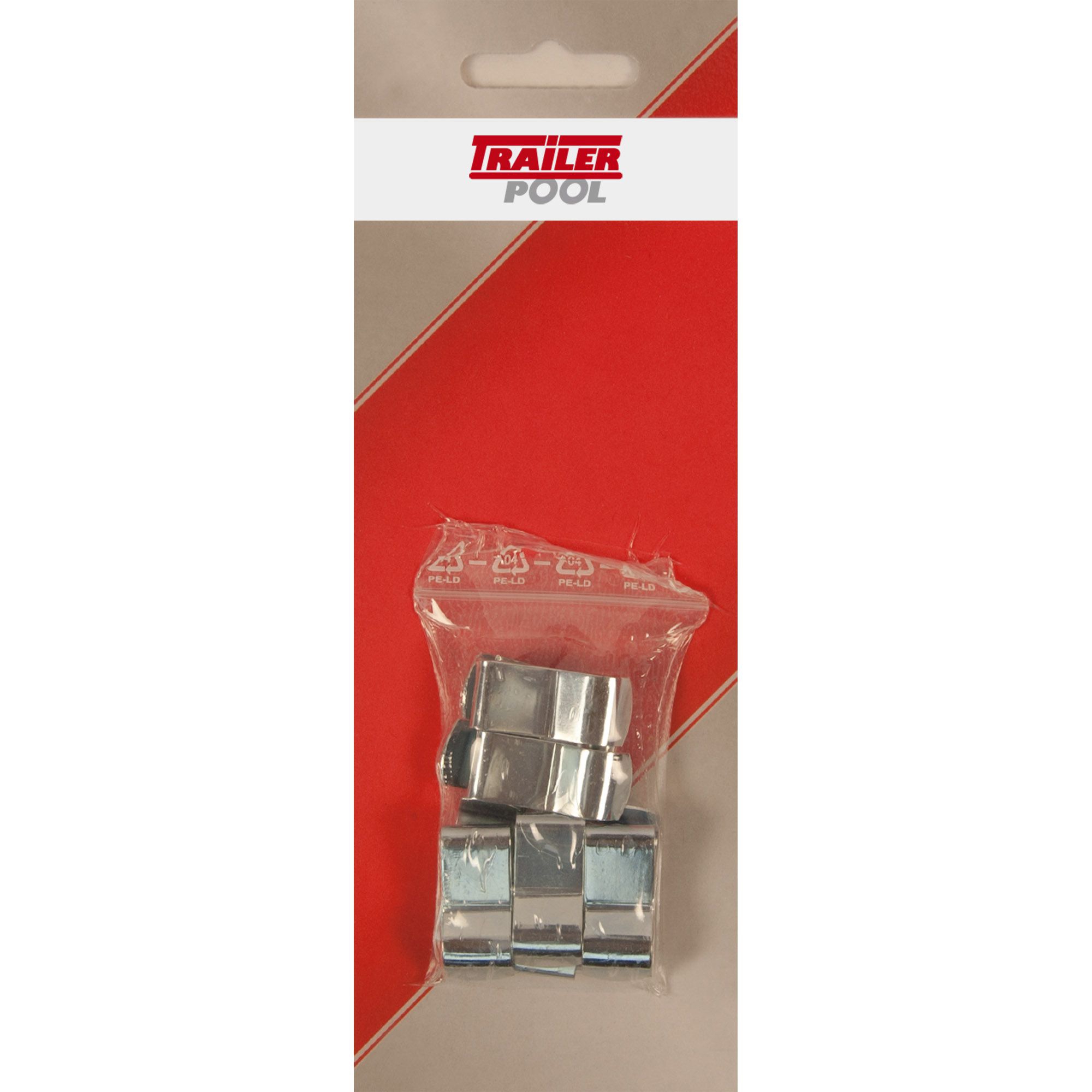 Set mit 10 Stk Kabelklemme, verz., 12x28