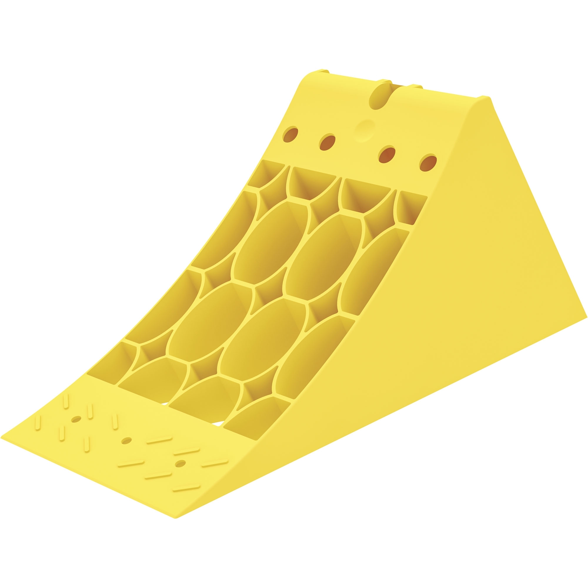 Unterlegkeil E36, L 335 mm, R bis 355 mm, Kunststoff, gelb