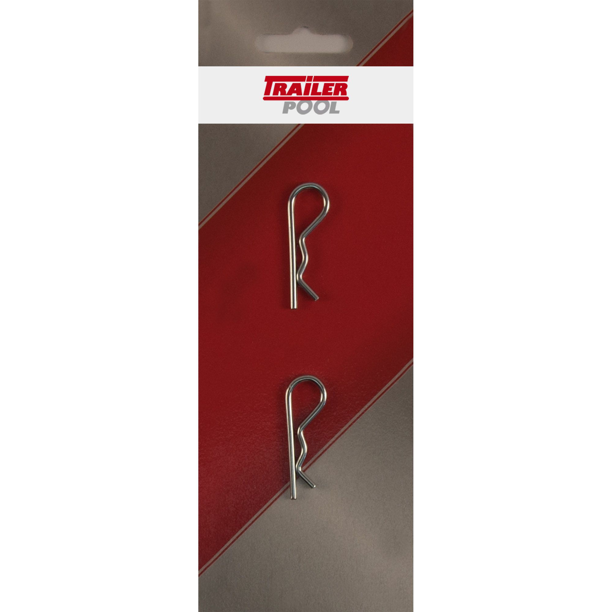 2 x Federstecker Ø 2,0 mm, Standard-Ausführung 2 x Federstecker Ø 2,0 mm, Standard-Ausführung