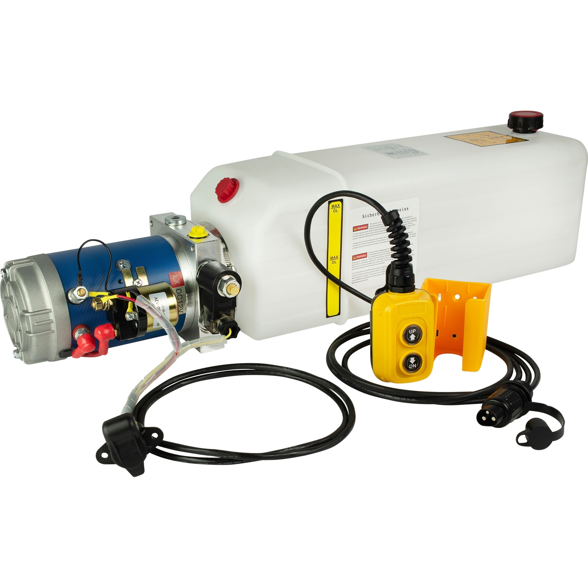 Elektrohydraulik Kompaktaggregat 12V, einfachwirkend, 10L Elektrohydraulik Kompaktaggregat 12V, einfachwirkend, 10L