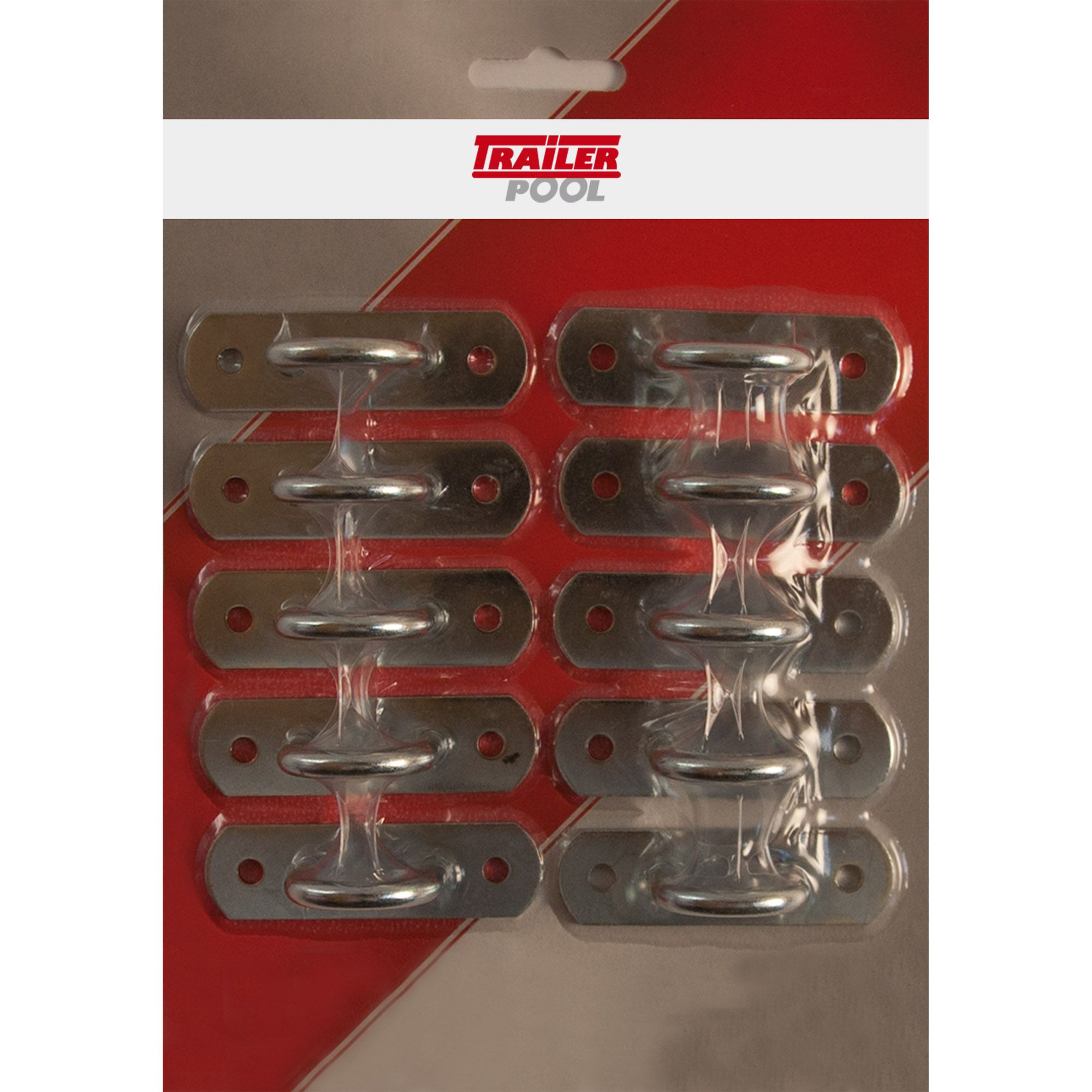 10 x Bügelkrampe, Höhe 30 mm, Lochabstand 51 mm 10 x Bügelkrampe, Höhe 30 mm, Lochabstand 51 mm