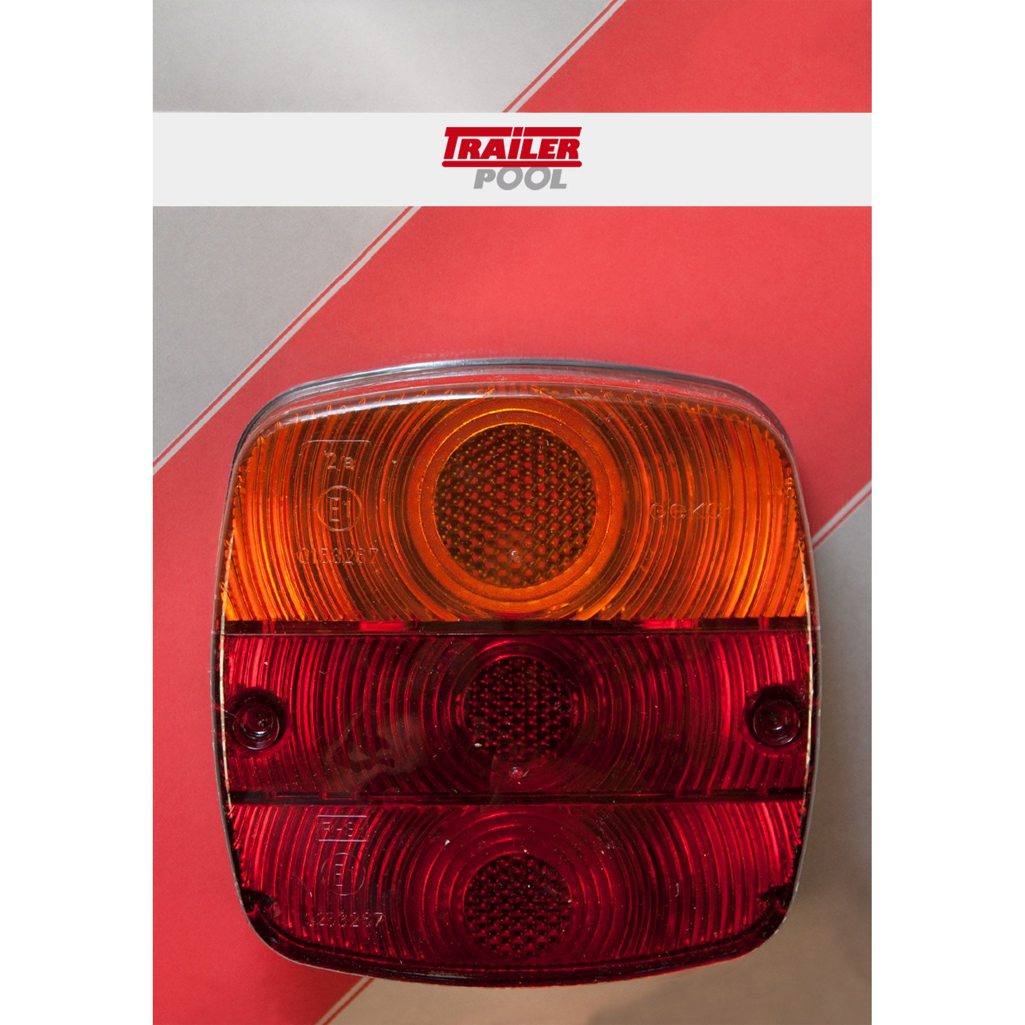 3-Kammer-Leuchte GEKA, links+rechts, Tülle 3-Kammer-Leuchte GEKA, links+rechts, Tülle