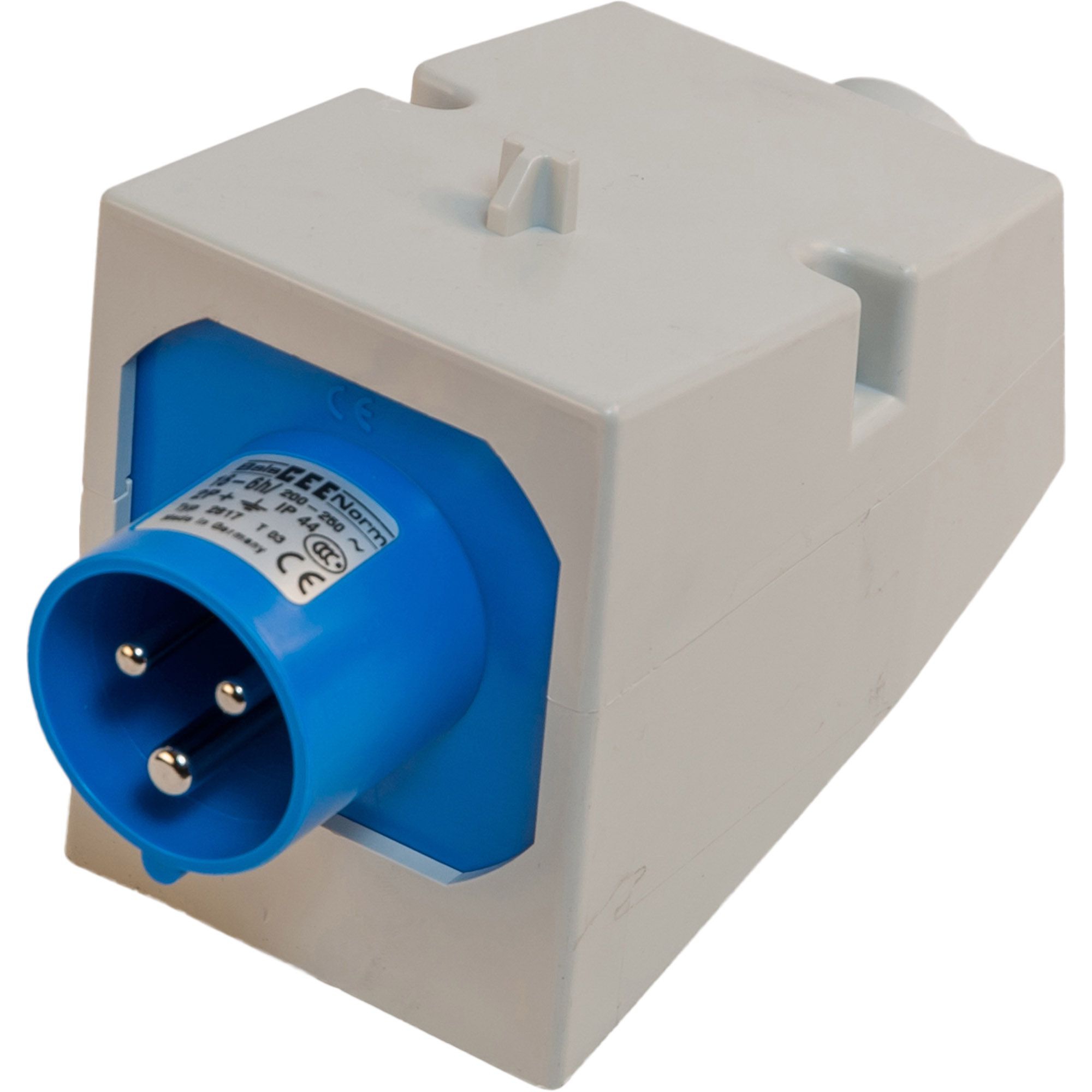 CEE-Wandgerätestecker, 3-pol., 230 Volt/16 Ampère CEE-Wandgerätestecker, 3-pol., 230 Volt/16 Ampère